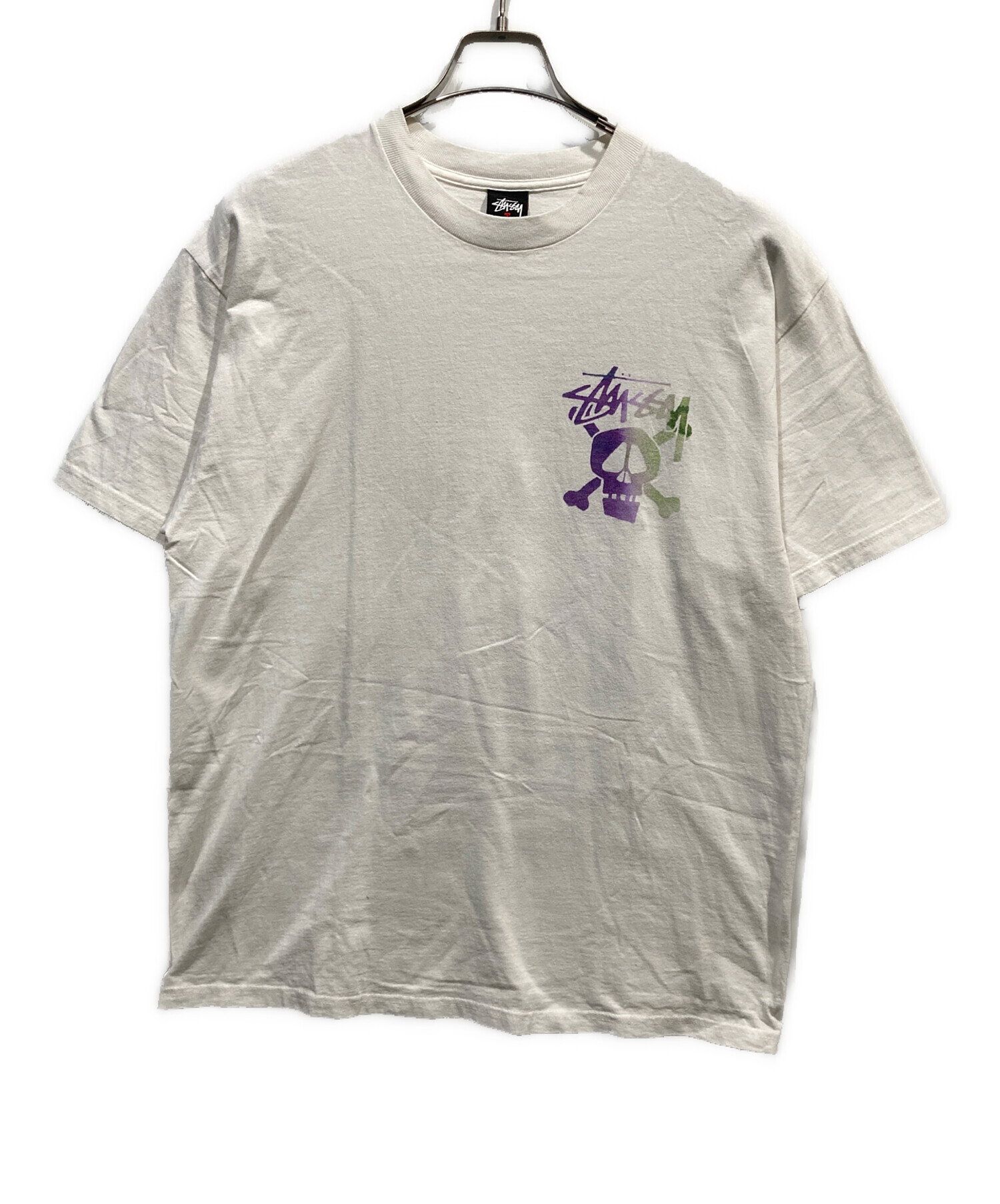 中古・古着通販】stussy (ステューシー) スカルプリントTシャツ