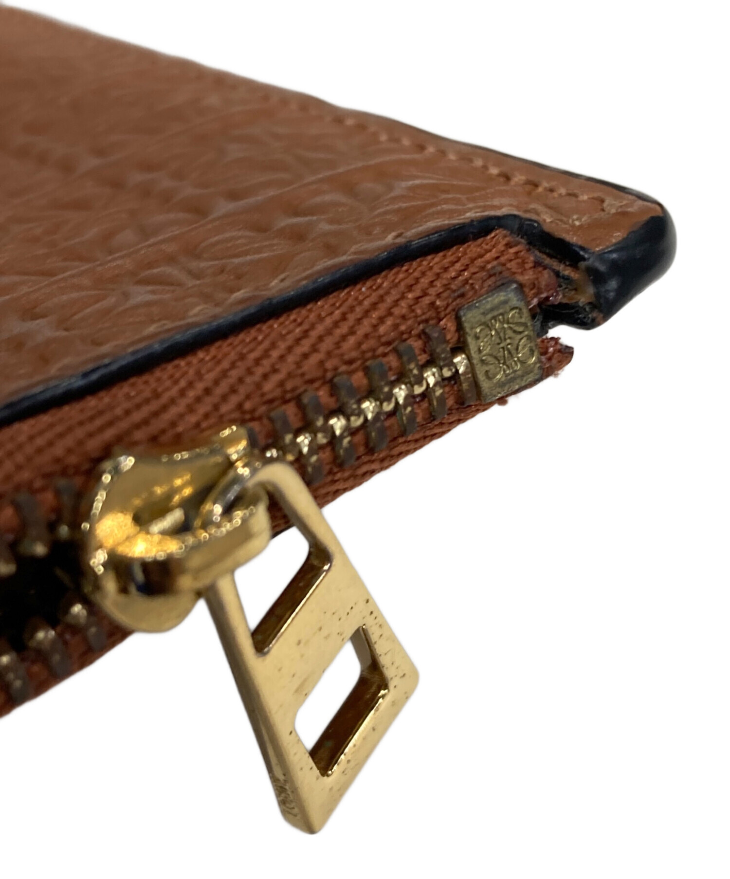 中古・古着通販】LOEWE (ロエベ) リピートアナグラムコインカードホルダー ブラウン｜ブランド・古着通販 トレファク公式【TREFAC  FASHION】スマホサイト