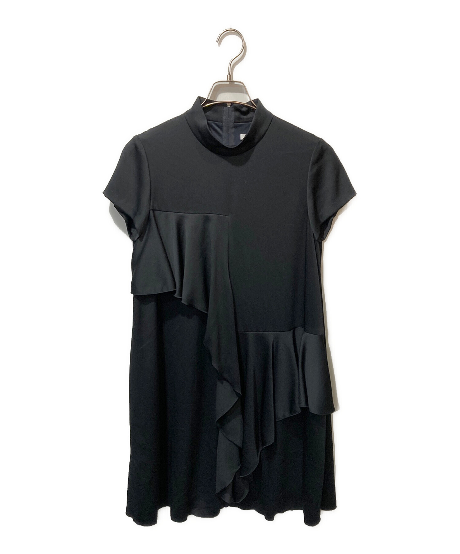 【FOXEY NEW YORK】フォクシーニューヨーク ワンピース 4 ネイビー 中古・古着通販】FOXEY NEWYORK (フォクシーニューヨーク) 異素材
