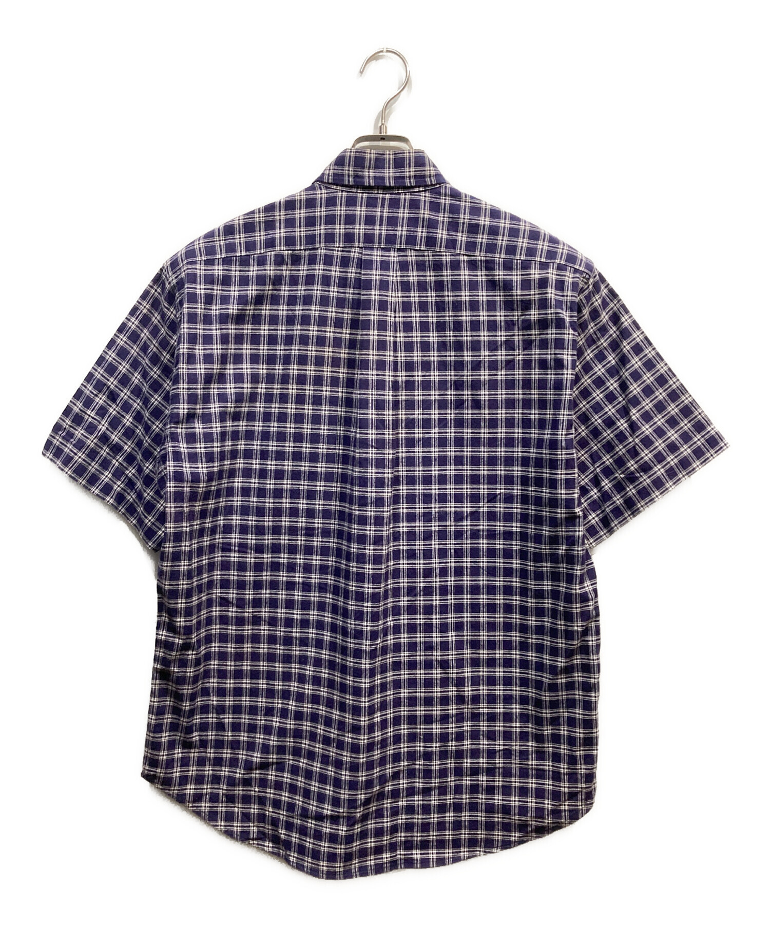 中古・古着通販】RALPH LAUREN (ラルフローレン) 半袖チェックシャツ 