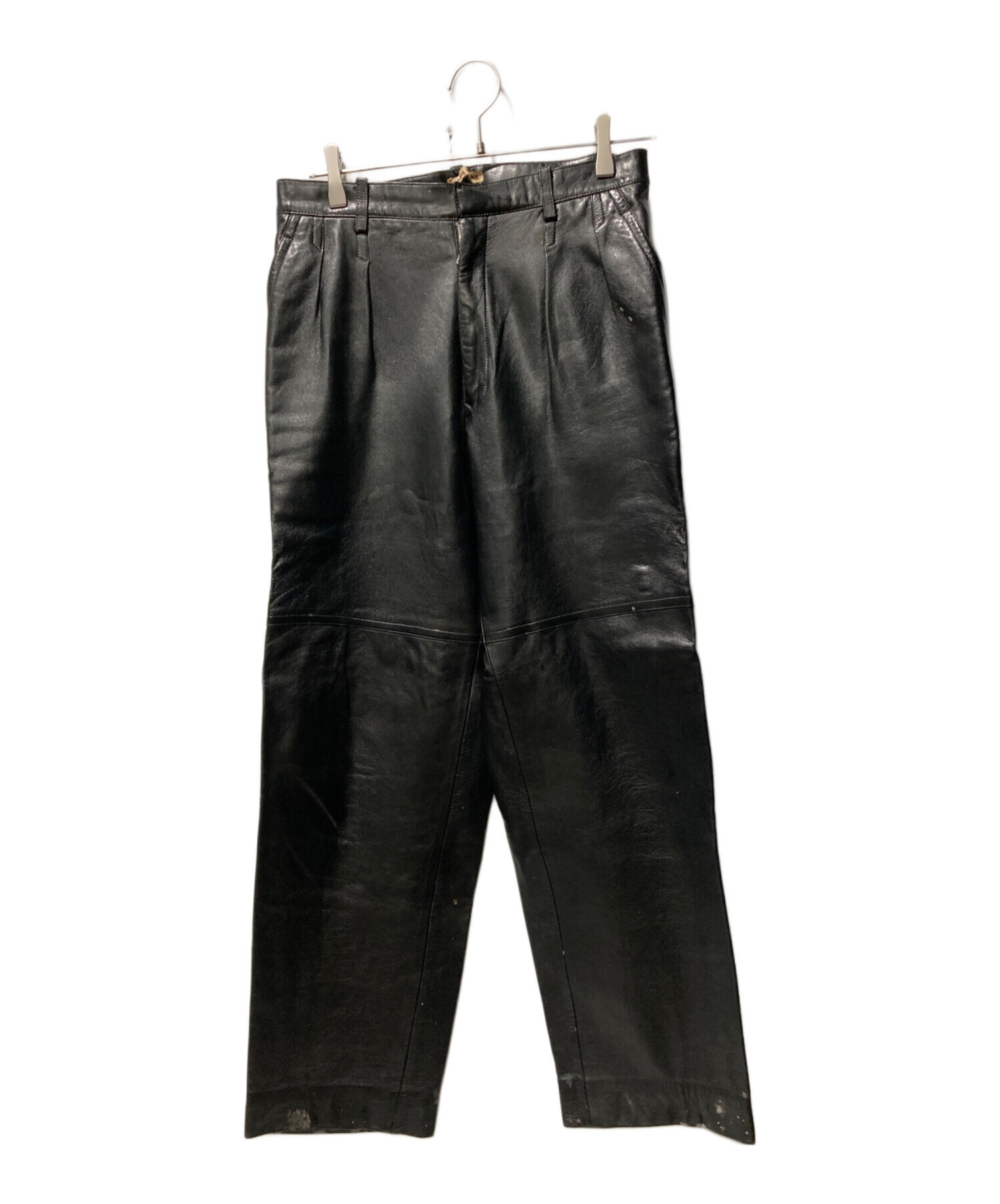 中古・古着通販】ISSEY MIYAKE (イッセイミヤケ) 80'S レザーパンツ