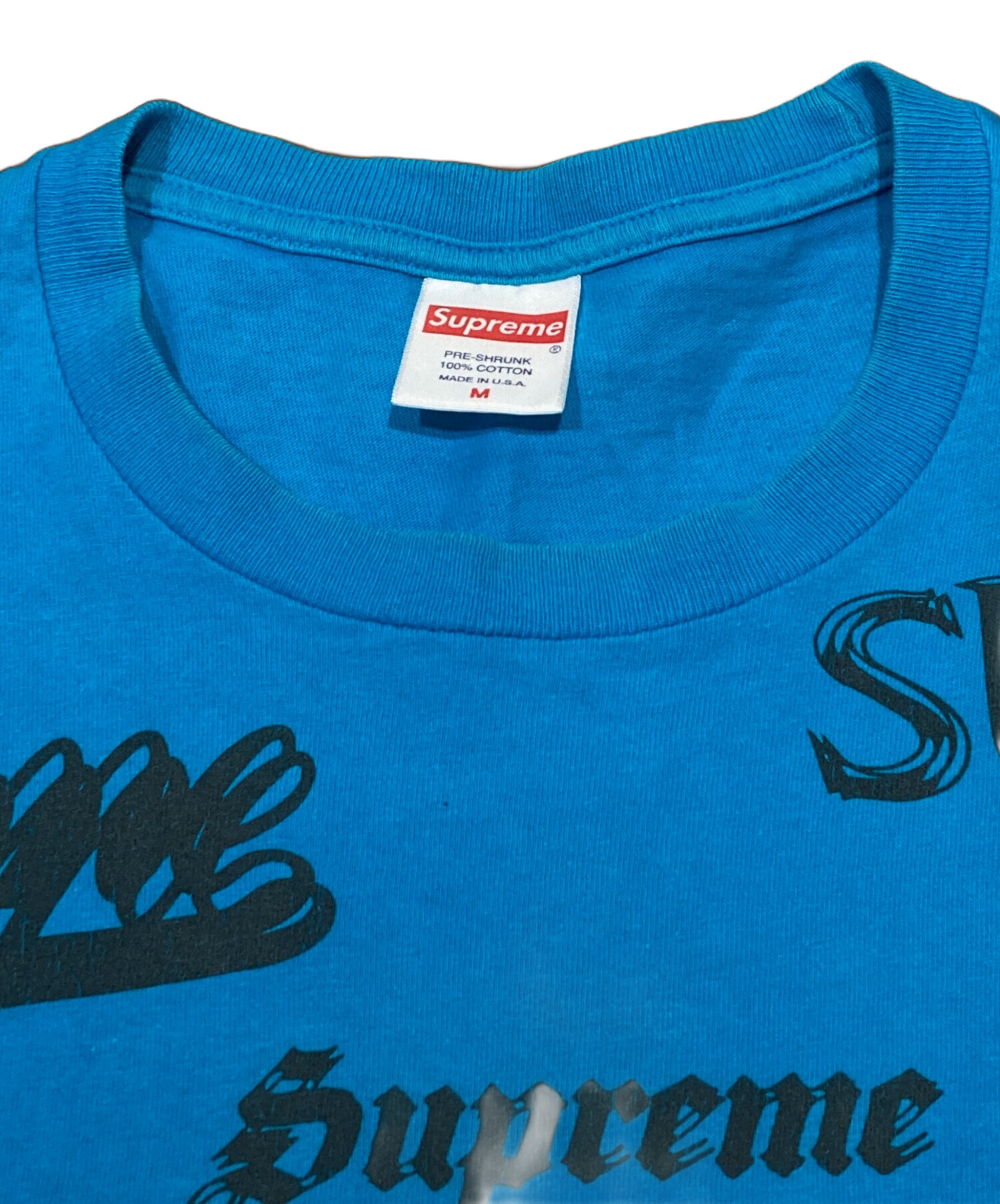 中古・古着通販】Supreme (シュプリーム) マルチロゴTシャツ ブルー 