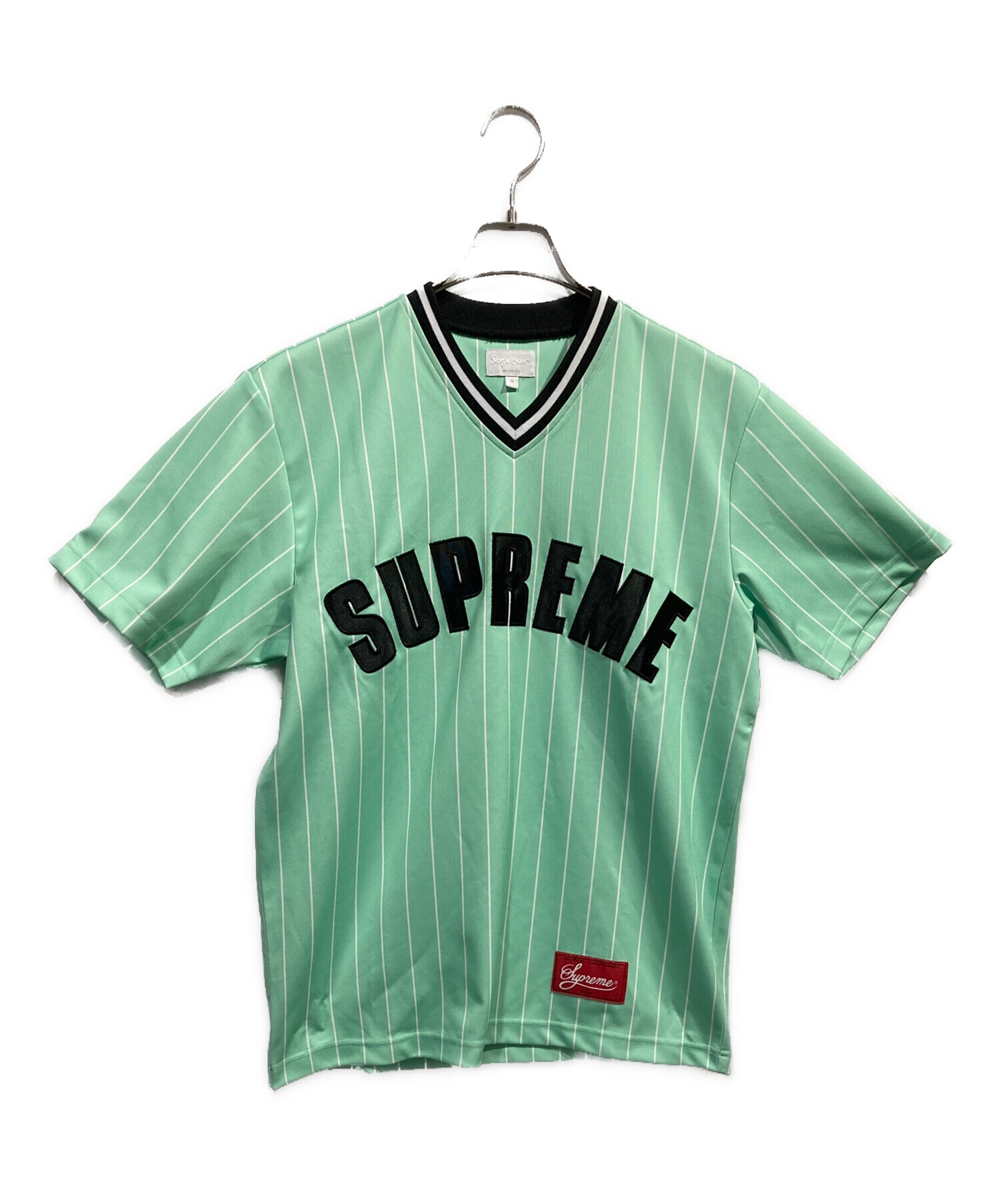 中古・古着通販】SUPREME (シュプリーム) ピンストライプベース 中古・古着通販】SUPREME (シュプリーム) ピンストライプベース
