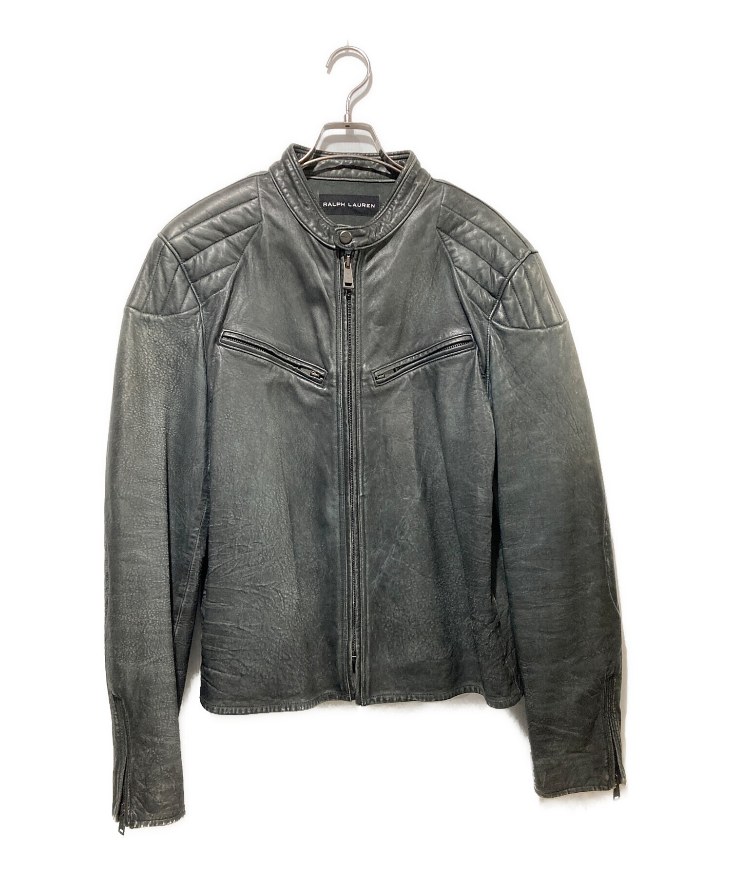 中古・古着通販】RALPH LAUREN (ラルフローレン) ライダースジャケット 
