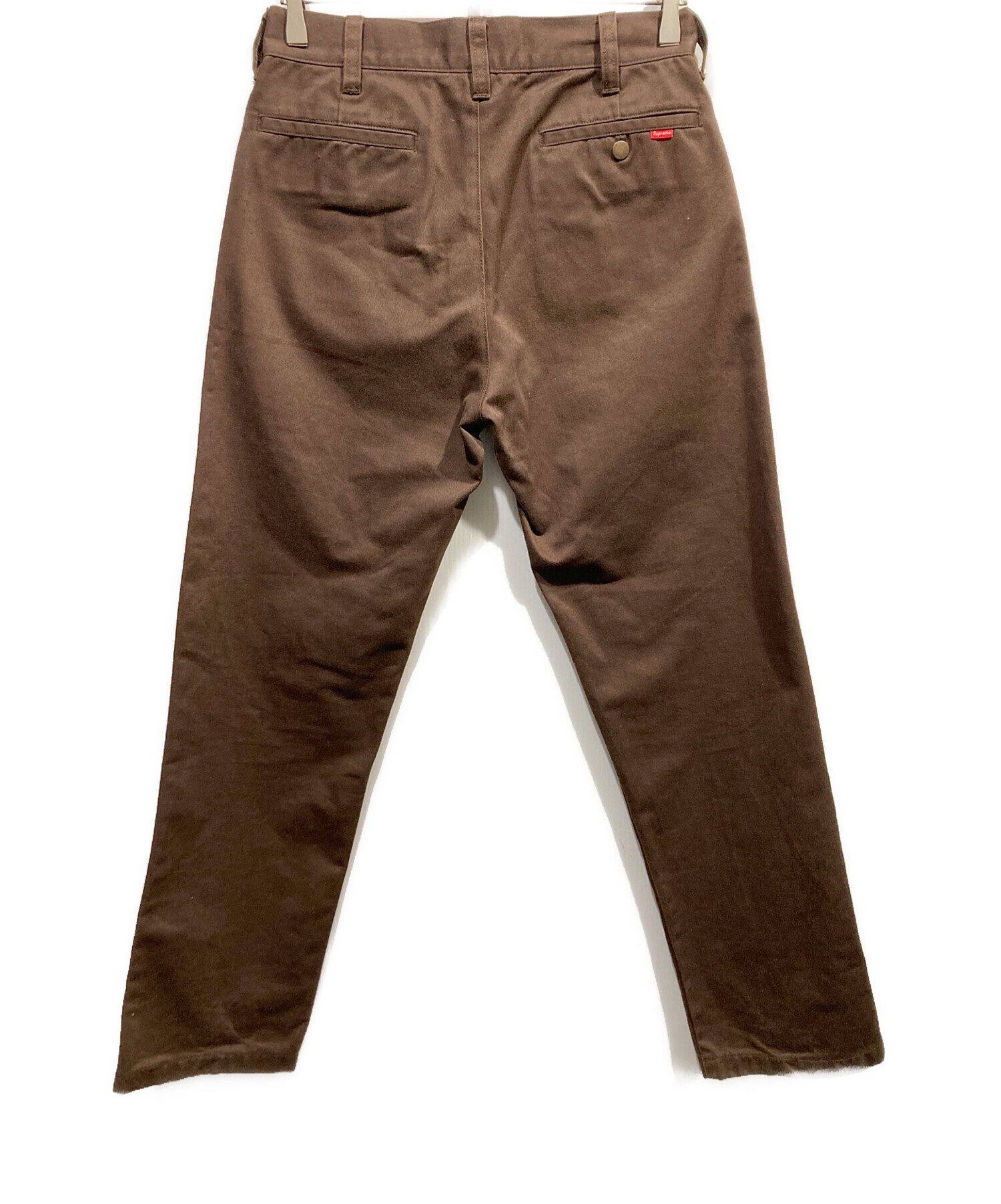 中古・古着通販】Supreme (シュプリーム) チノワークパンツ ブラウン