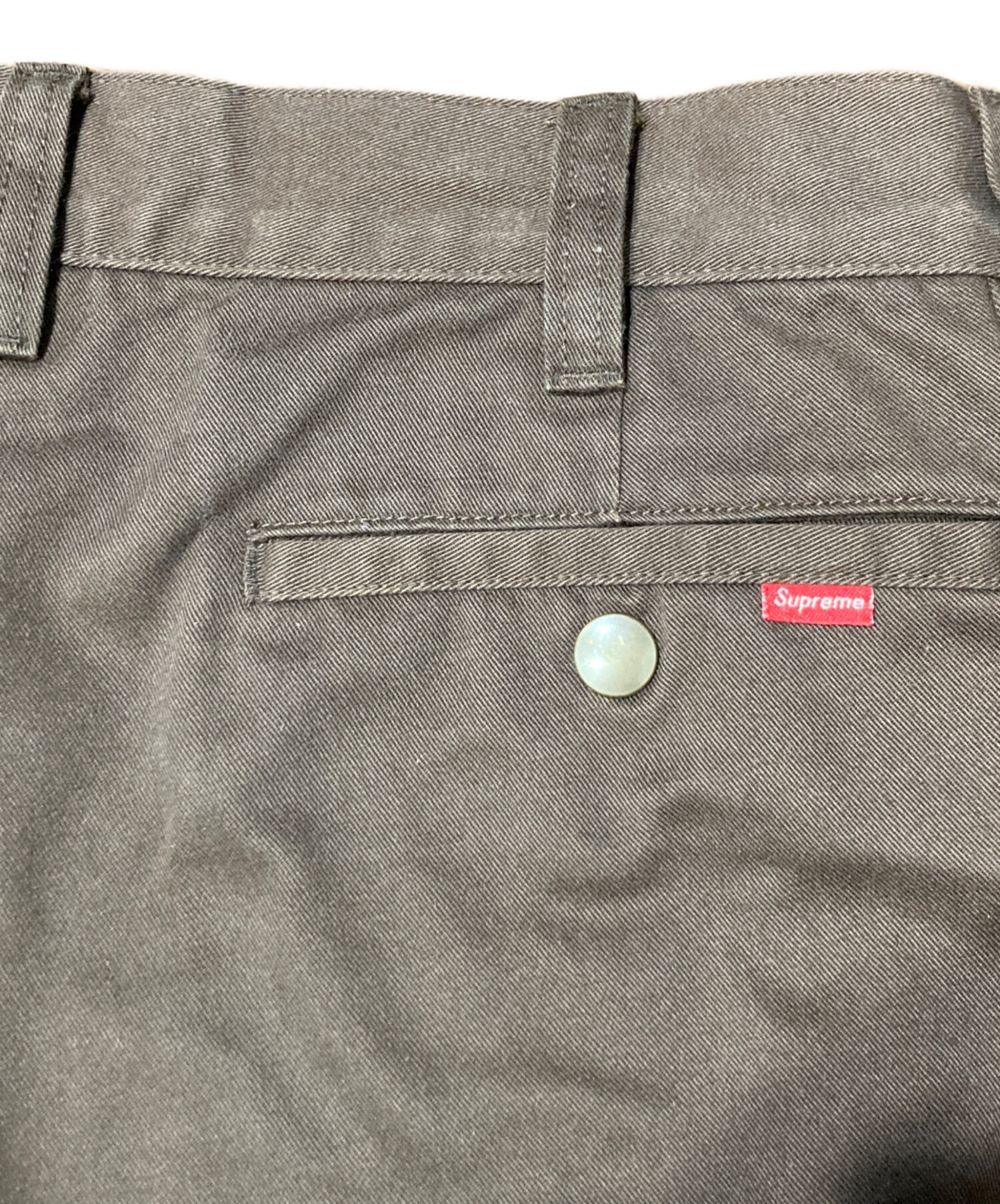 中古・古着通販】Supreme (シュプリーム) チノワークパンツ ブラウン