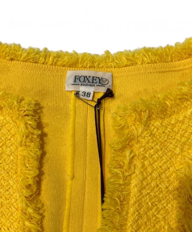 中古・古着通販】FOXEY (フォクシー) ツイード切替カーディガン