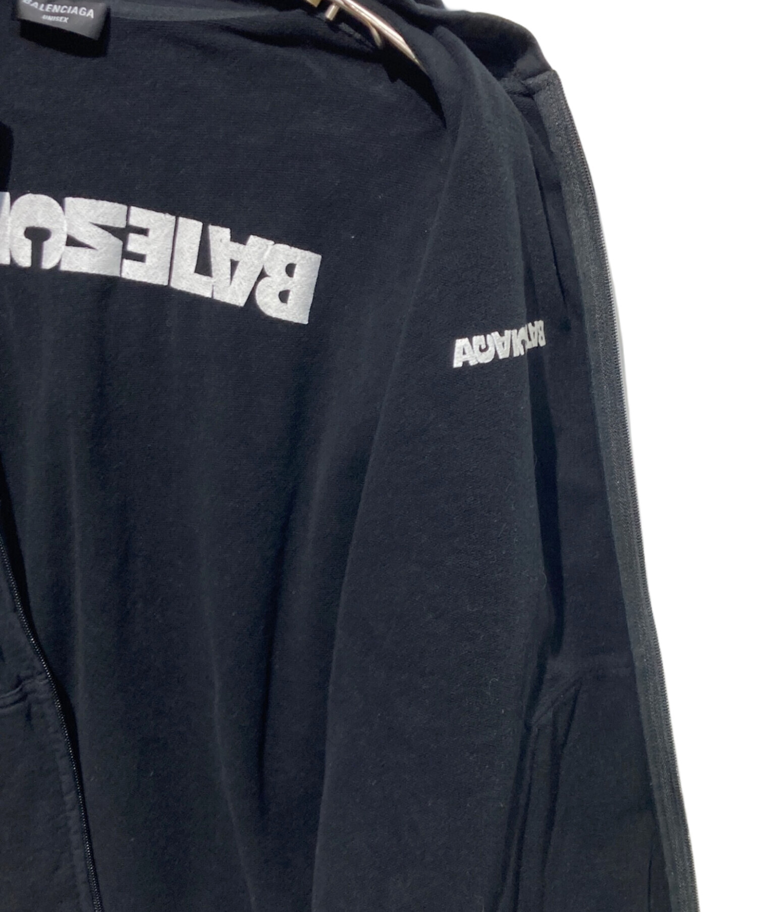 中古・古着通販】BALENCIAGA (バレンシアガ) Wide Zip-Up Hoodie