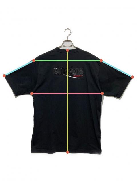 中古・古着通販】BALENCIAGA (バレンシアガ) GAFFER Tシャツ ブラック