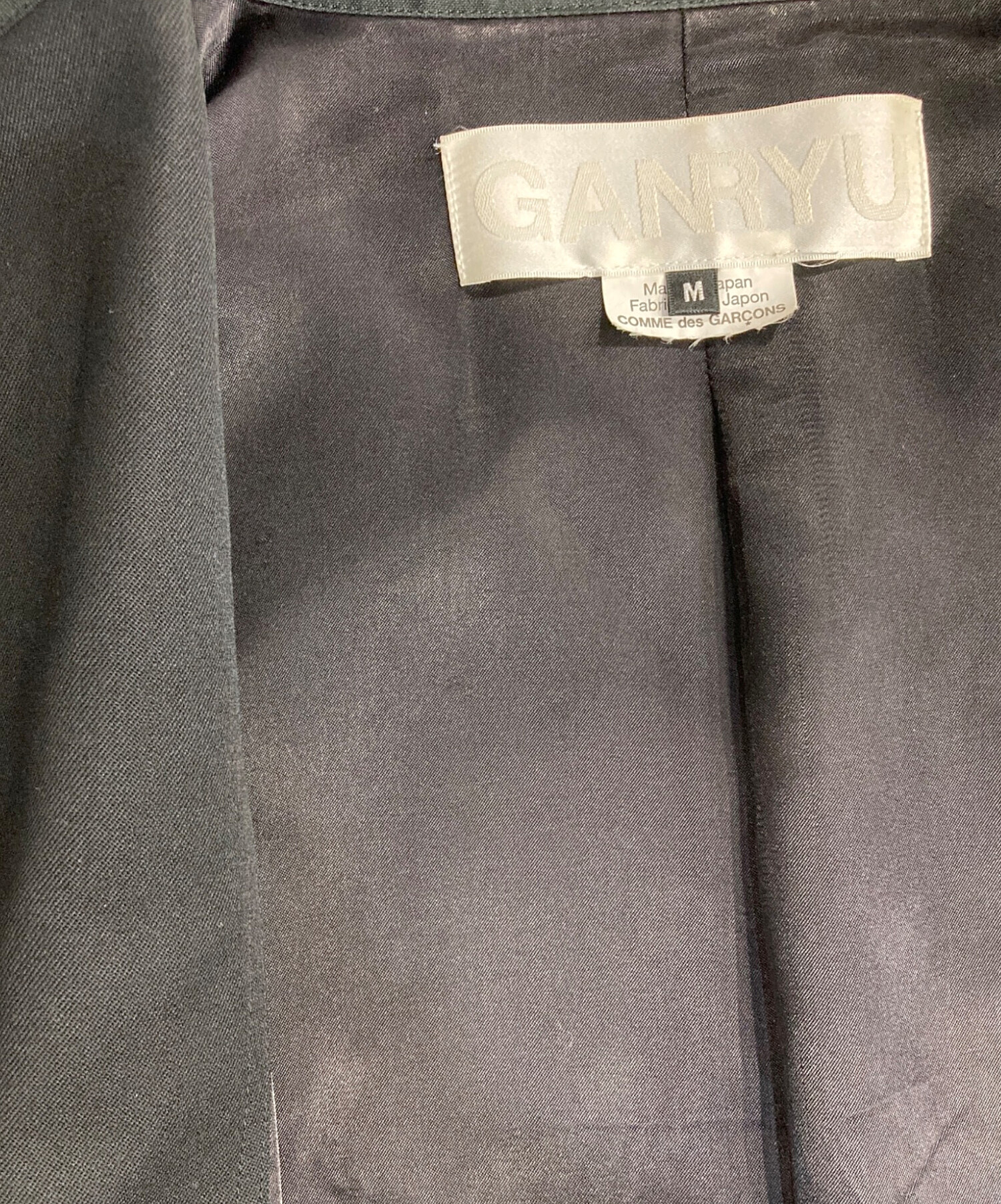 中古・古着通販】GANRYU (ガンリュウ) テーラード襟コーチジャケット