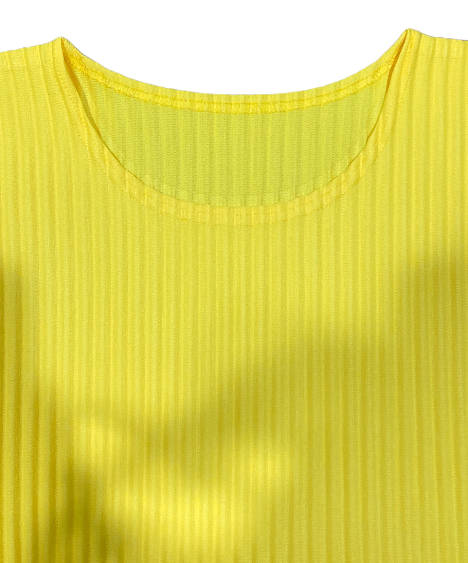 ◆美品 HOMME PLISSE オムプリッセ　ロンT ロングTシャツ イエロー ◇美品 HOMME PLISSE オムプリッセ ロンT ロングTシャツ イエロー｜◇美品