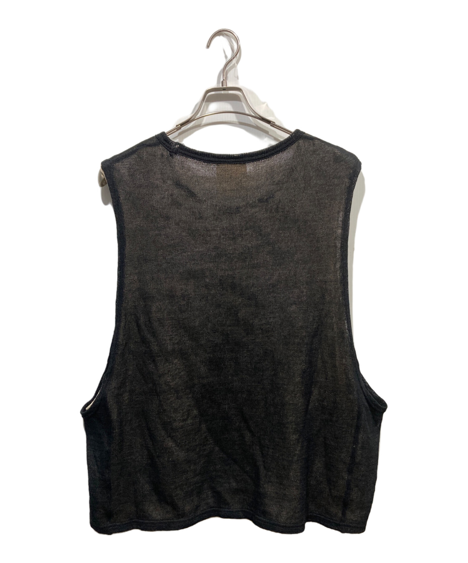 中古・古着通販】refomed (リフォメッド) COTTON LAYERED MESH BIBS 中古・古着通販】refomed (リフォメッド) COTTON LAYERED MESH BIBS