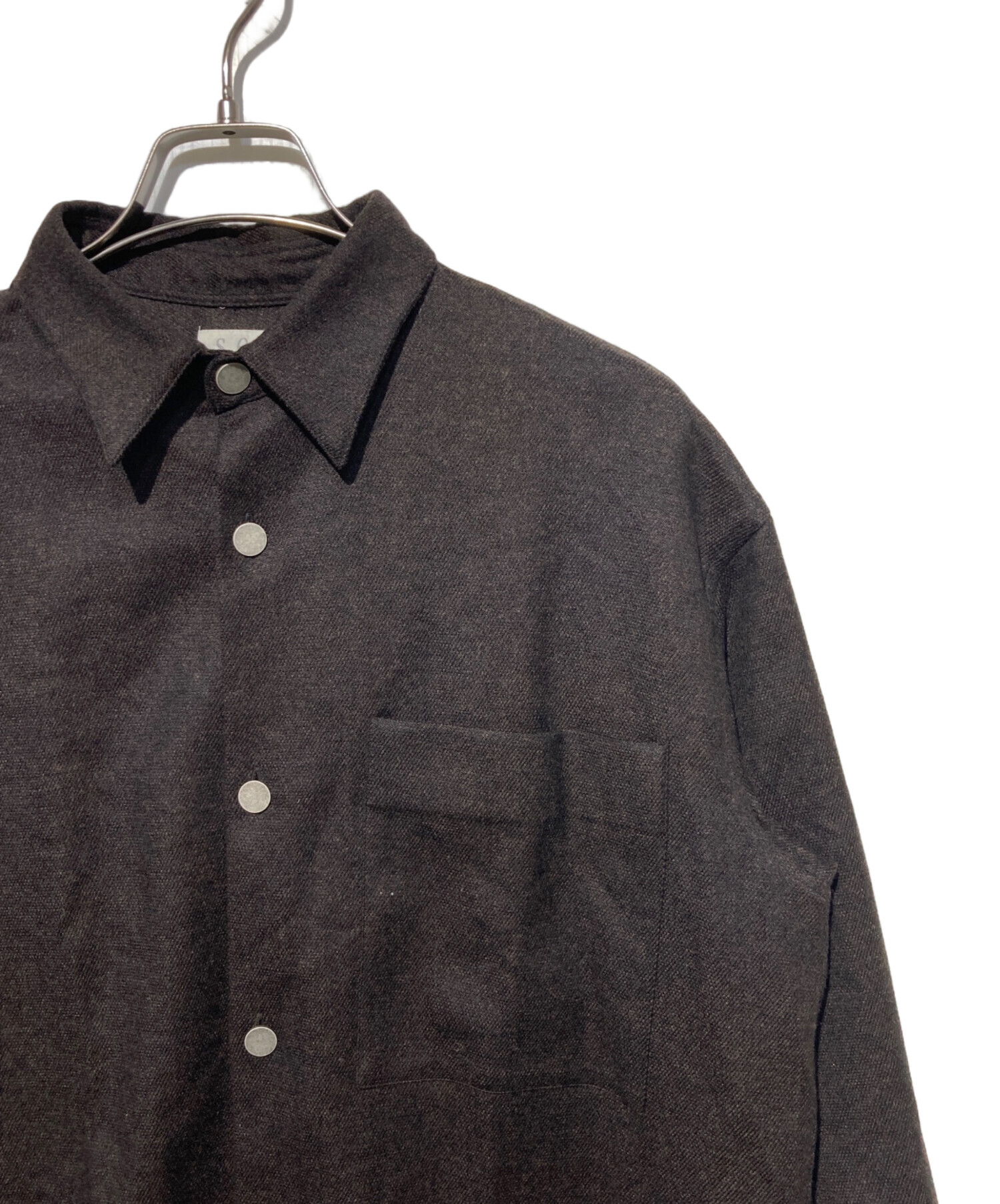中古・古着通販】seya. (セヤ) ETERNAL SHIRT FINE GRAINED TWEED