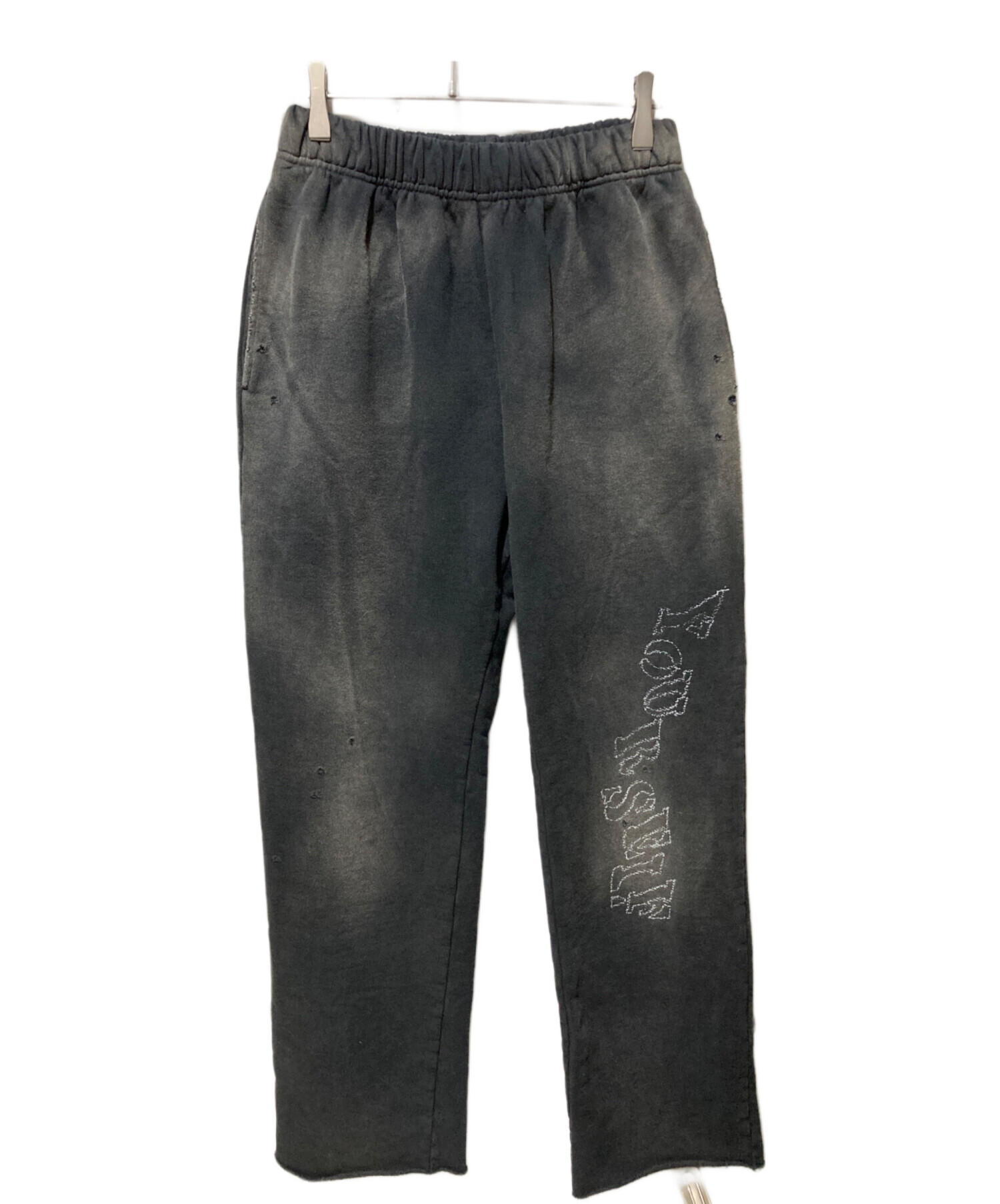 中古・古着通販】KAMIYA (カミヤ) PRINTED SWEAT PANTS グレー サイズ