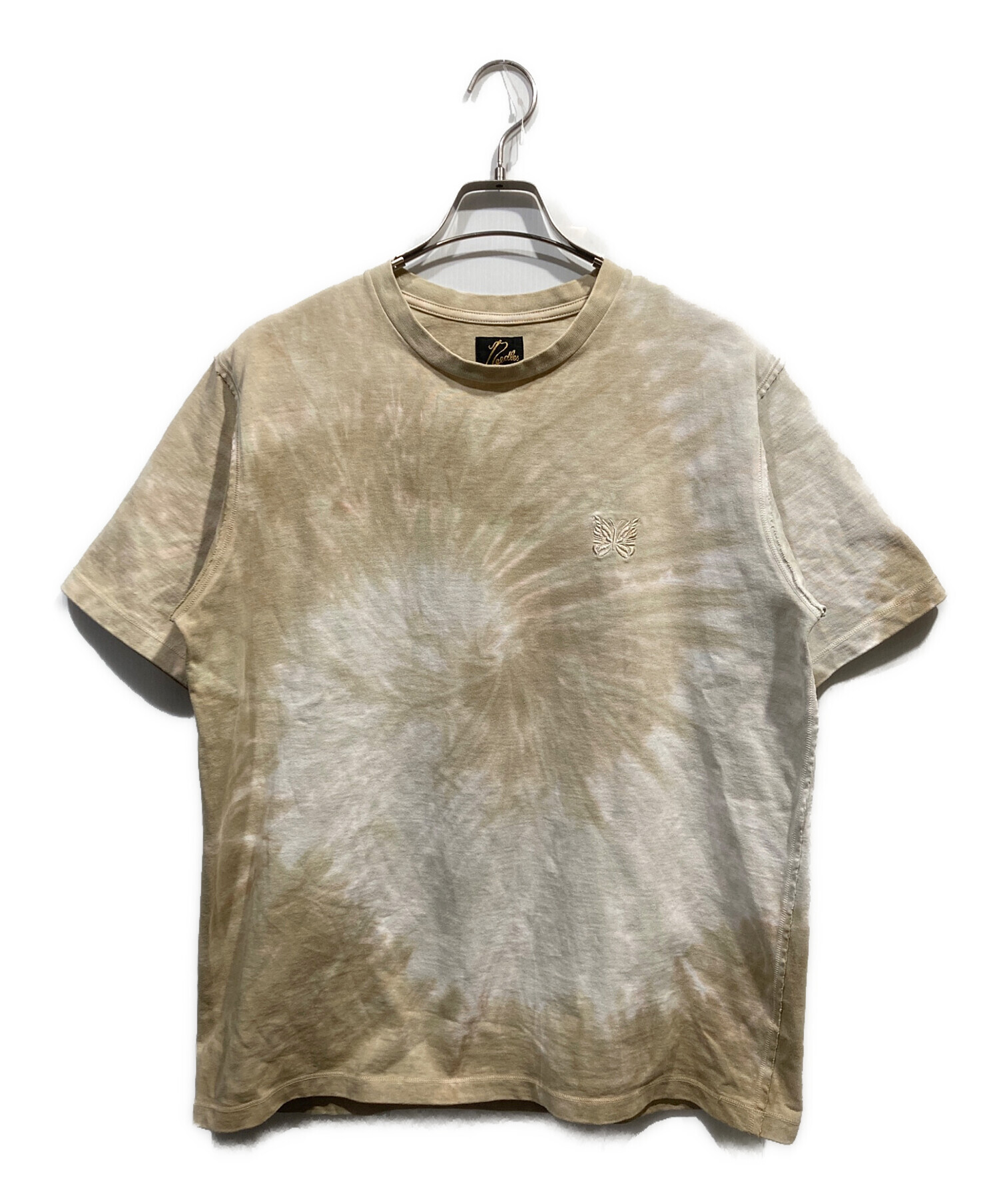 中古・古着通販】Needles (ニードルズ) タイダイ染めTシャツ ベージュ 