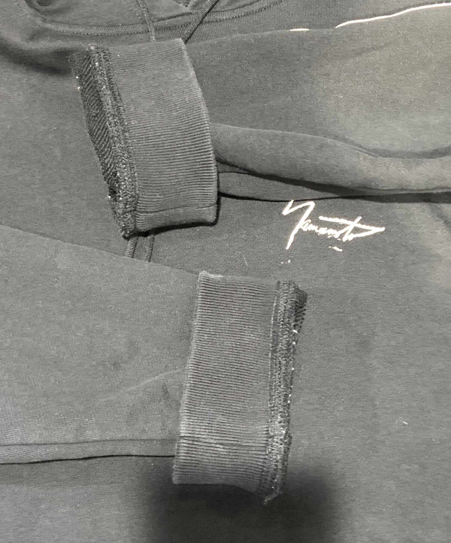 中古・古着通販】Y-3 (ワイスリー) 筆記体ロゴプリントプルオーバー 