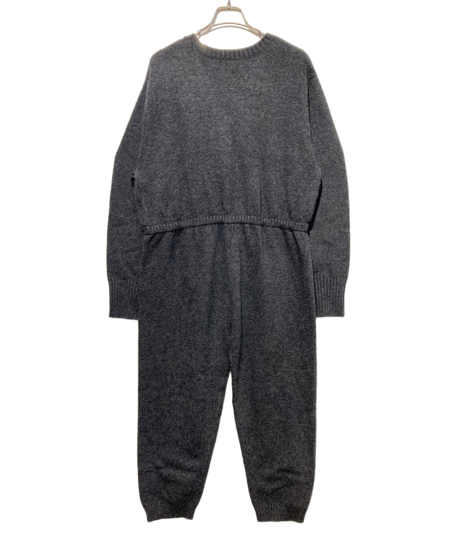 ETRE TOKYO Vネックニットオールインワン GREY / Sサイズ 【公式通販】