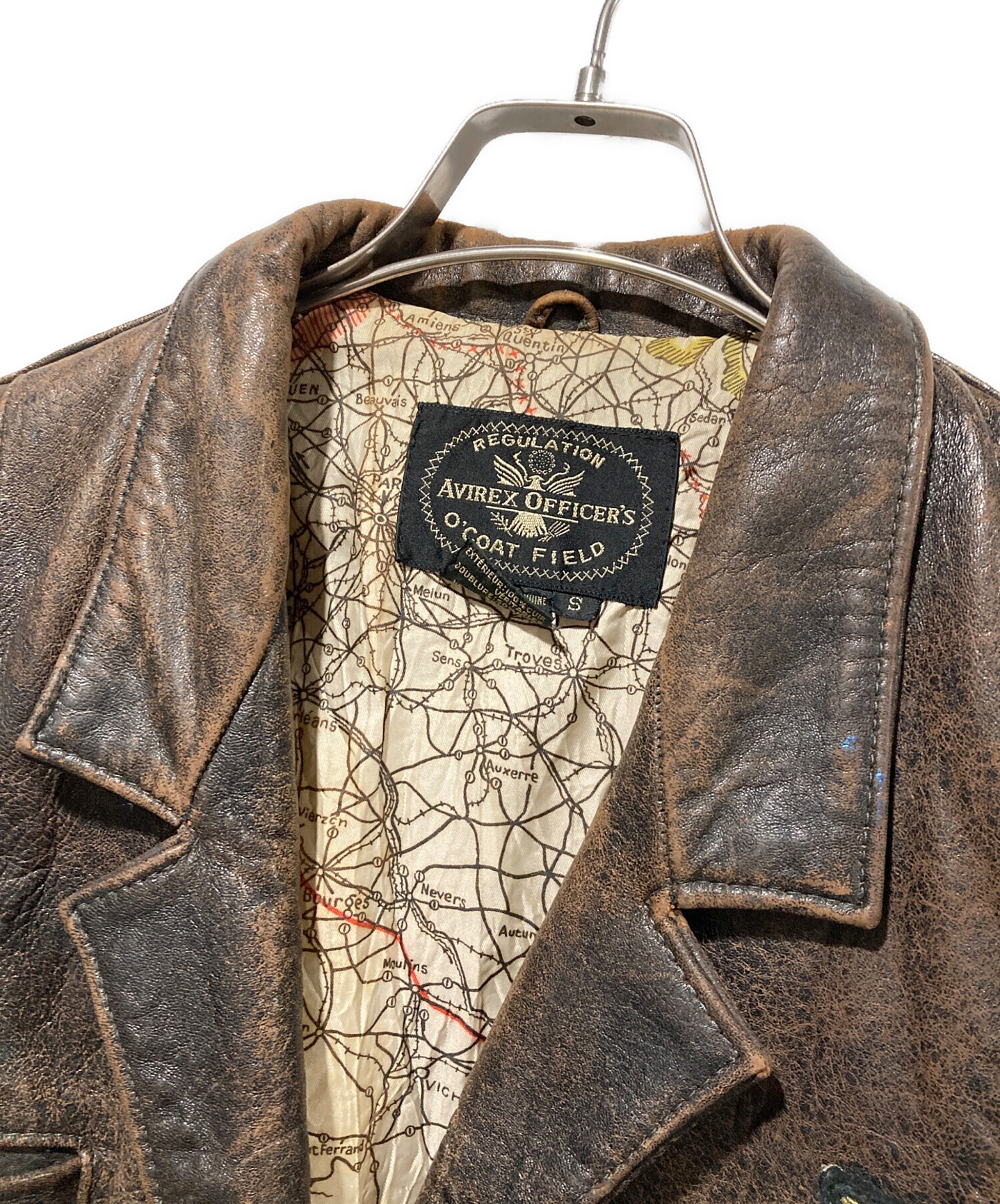 中古・古着通販】AVIREX (アヴィレックス) ヴィンテージ裏地地図柄