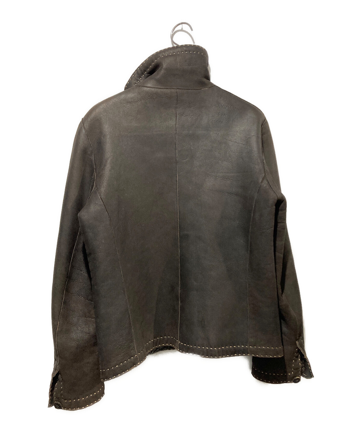 フェンディのムートンジャケット 中古・古着通販】FENDI (フェンディ) リバーシブルムートンジャケット