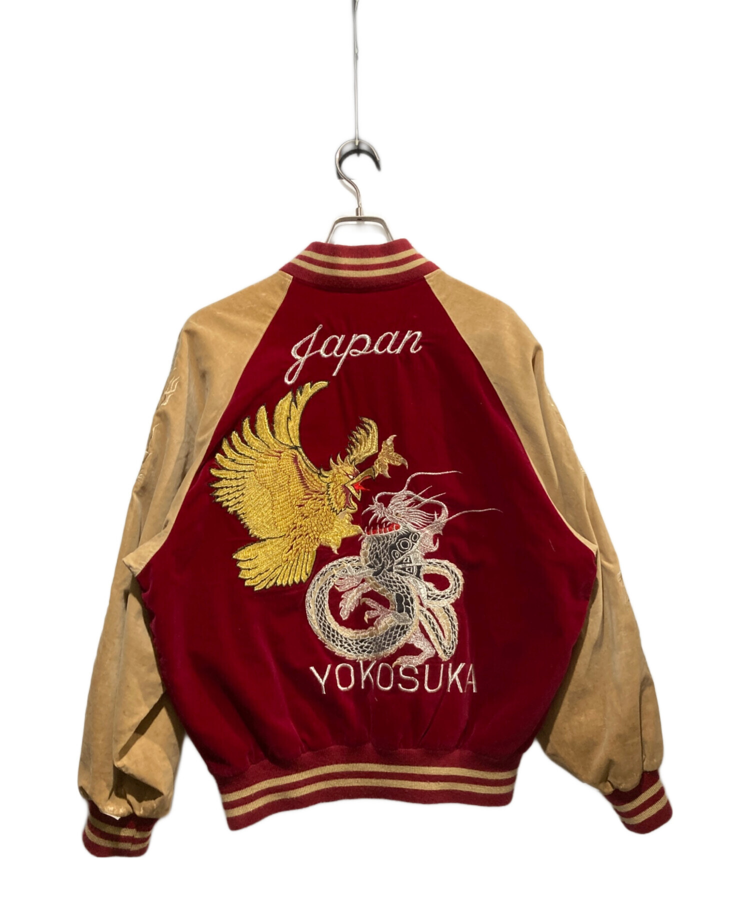 中古・古着通販】vintage (ヴィンテージ) 龍鷹別珍スカジャン レッド