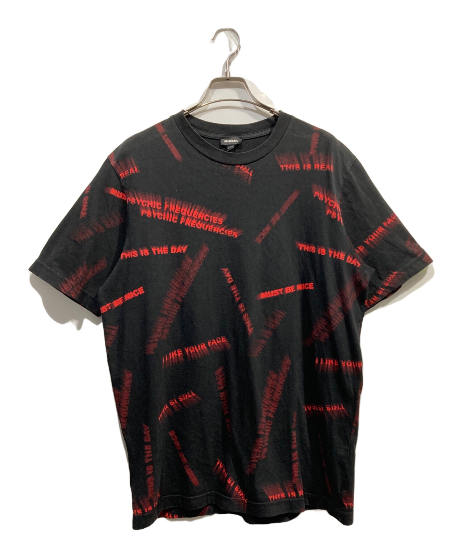 中古・古着通販】DIESEL (ディーゼル) グラフィックTシャツ ブラック 