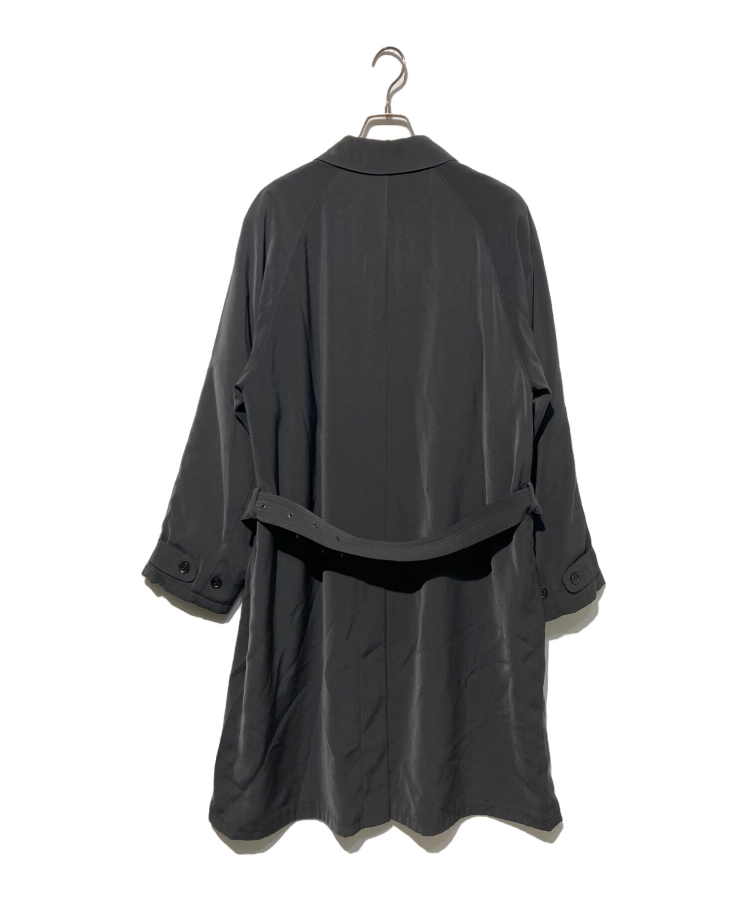 アルマーニコレツォーニ　ステンカラーコート　グレー　美品 中古・古着通販】ARMANI COLLEZIONI (アルマーニ コレツィオーニ