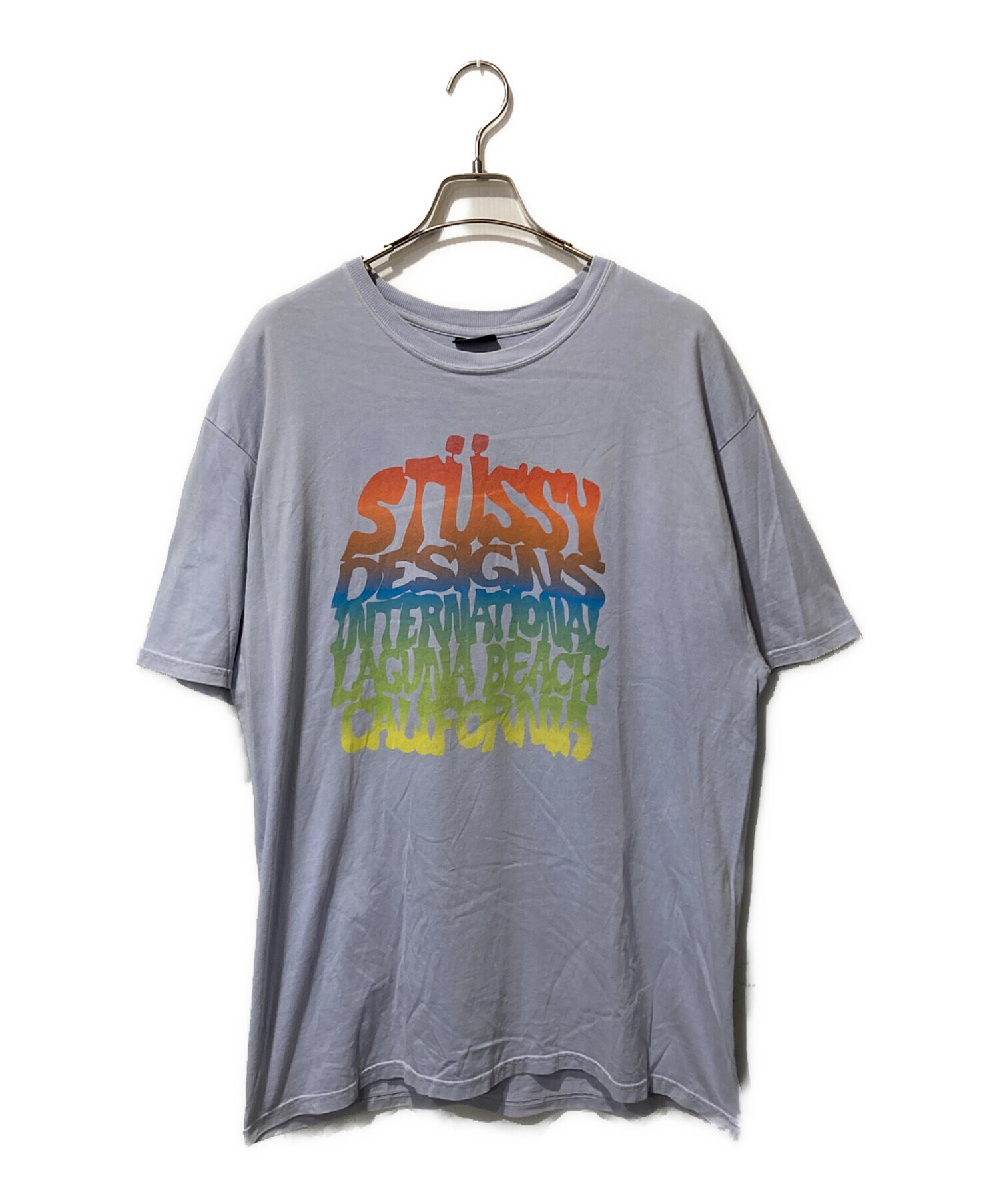 中古・古着通販】stussy (ステューシー) Tシャツ ブルー サイズ:L