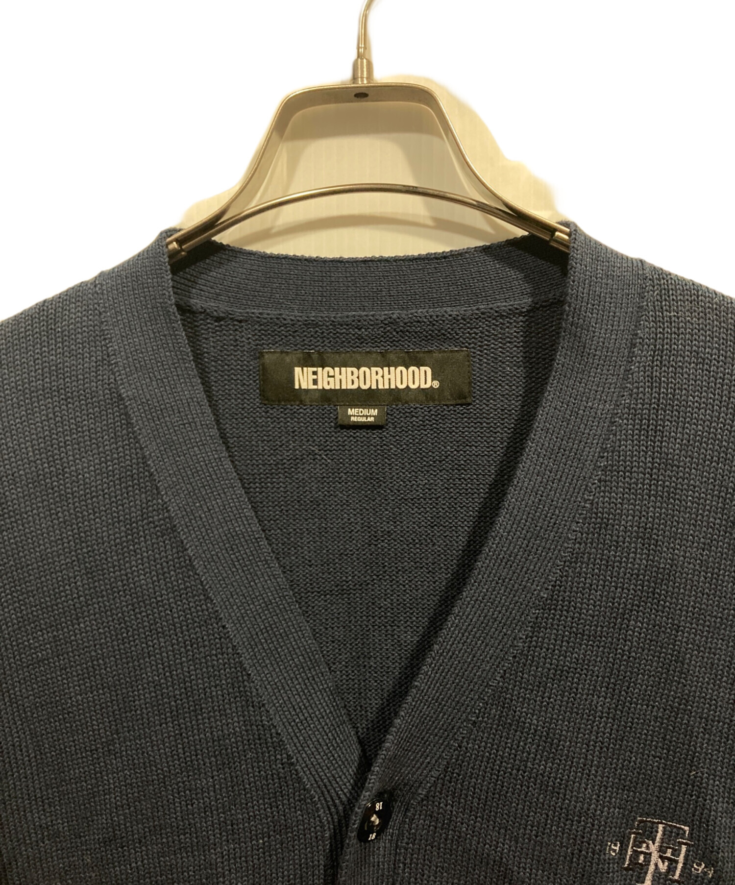 中古・古着通販】NEIGHBORHOOD (ネイバーフッド) PLAIN CARDIGAN ロゴ