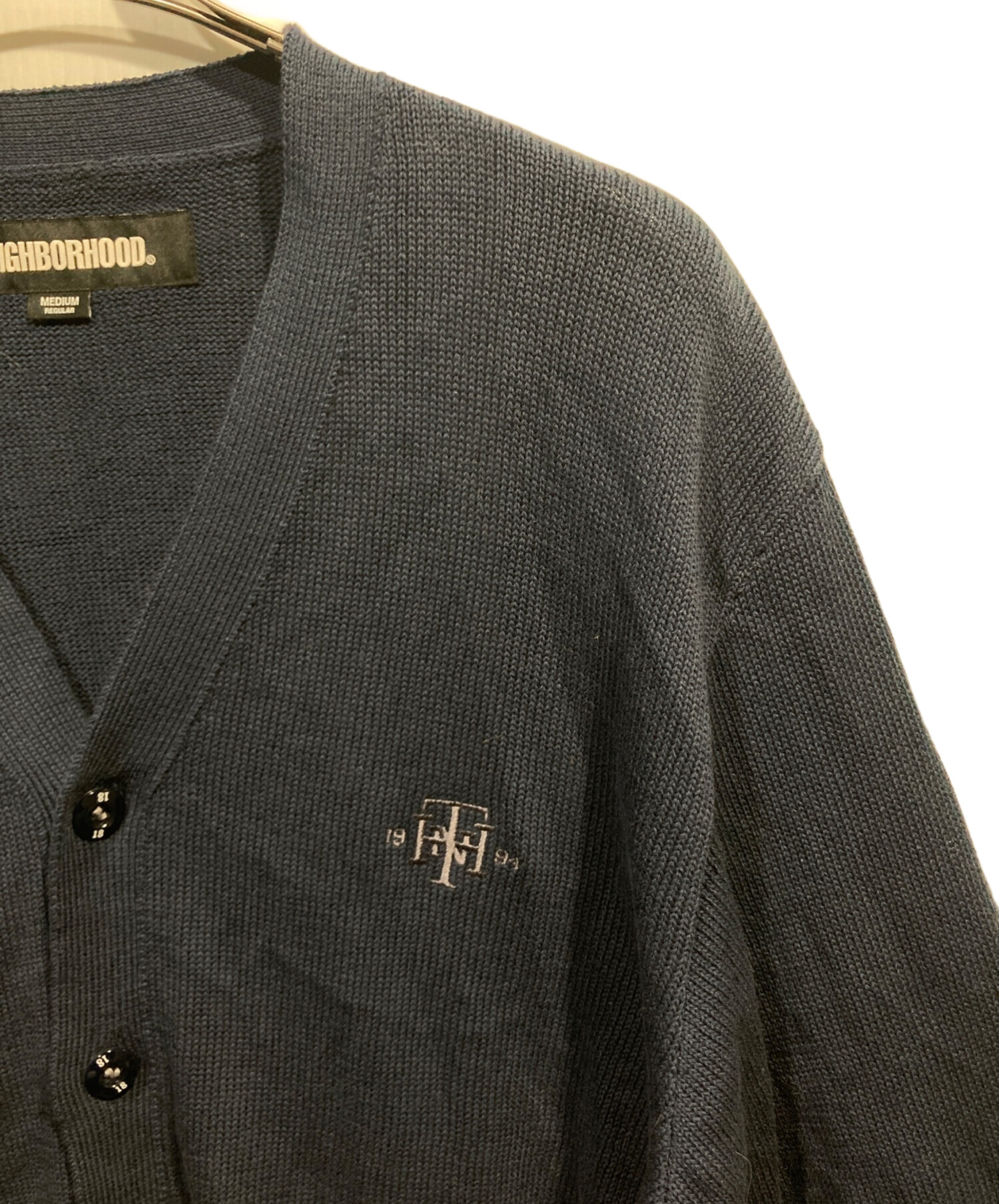 中古・古着通販】NEIGHBORHOOD (ネイバーフッド) PLAIN CARDIGAN ロゴ
