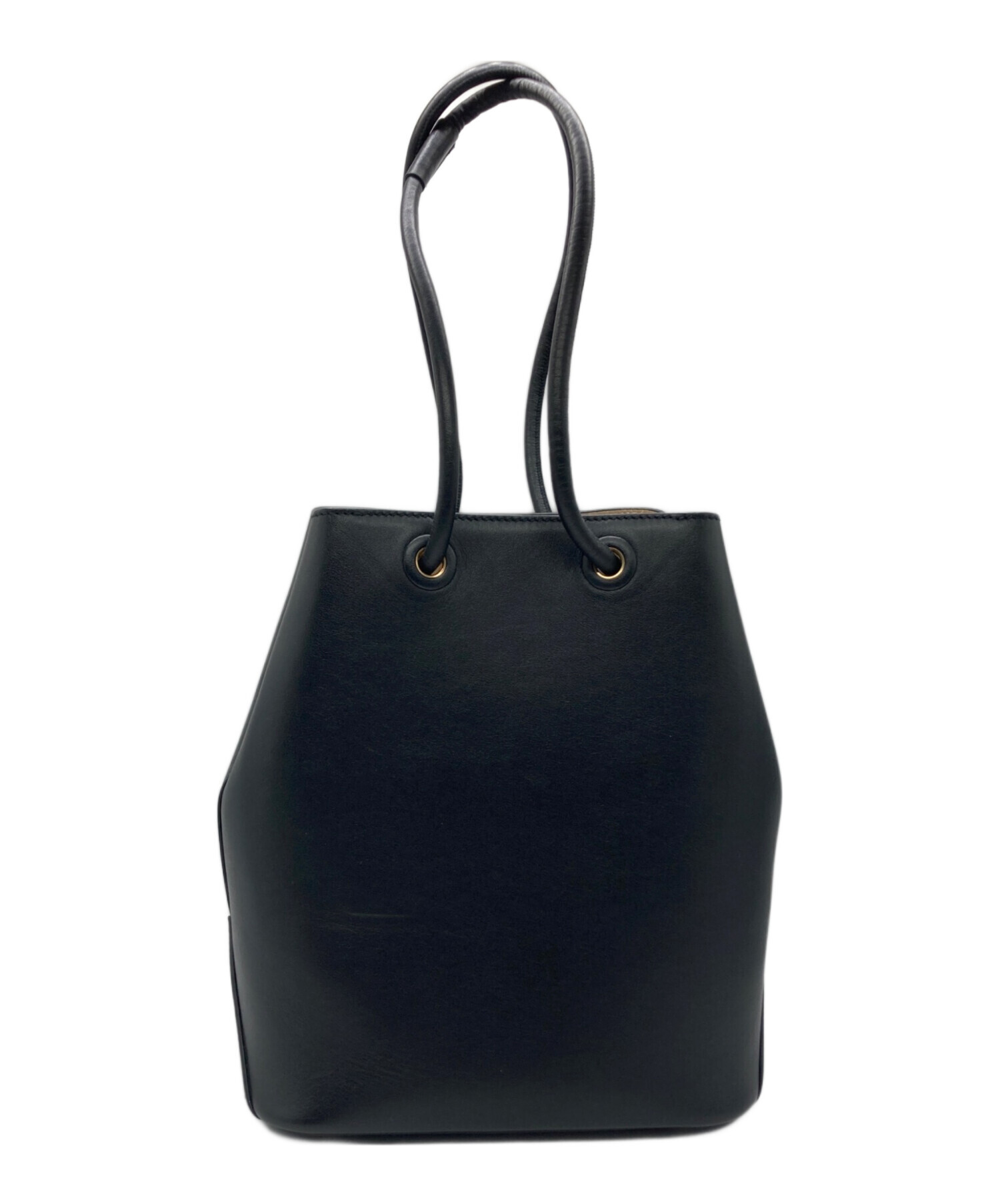 黒 バケツ型 ショルダーバッグ 中古・古着通販】JIL SANDER (ジルサンダー) バケツ型ショルダーバッグ