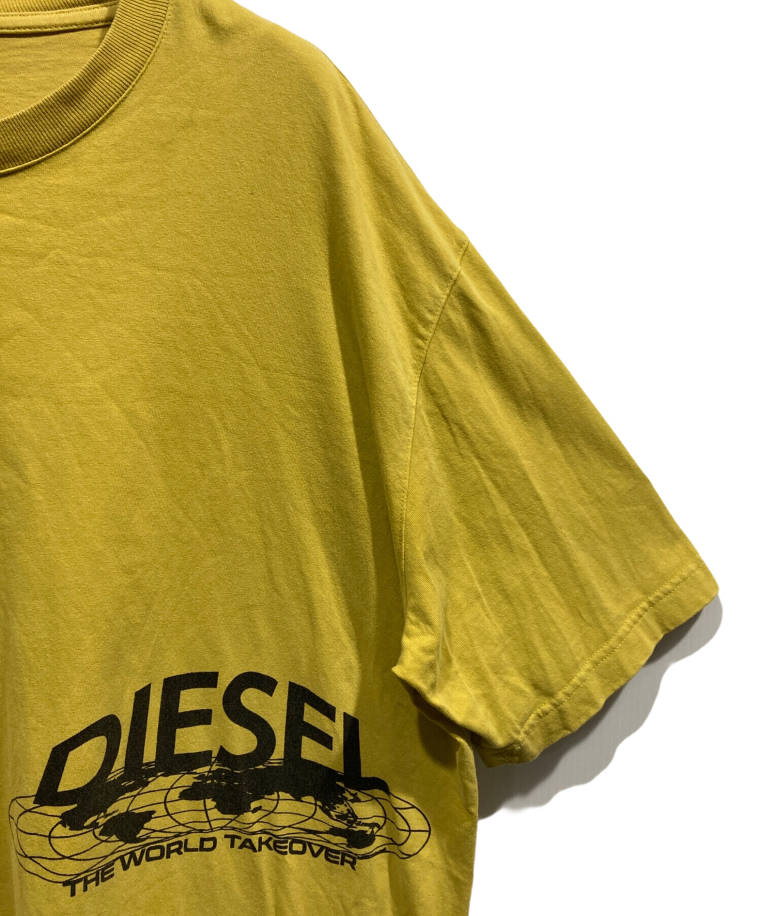 DIESEL ディーゼル Tシャツ・カットソー S 黄 【古着】【中古】【送料無料】 中古・古着通販】DIESEL (ディーゼル) T-Wash-L5 Tシャツ イエロー