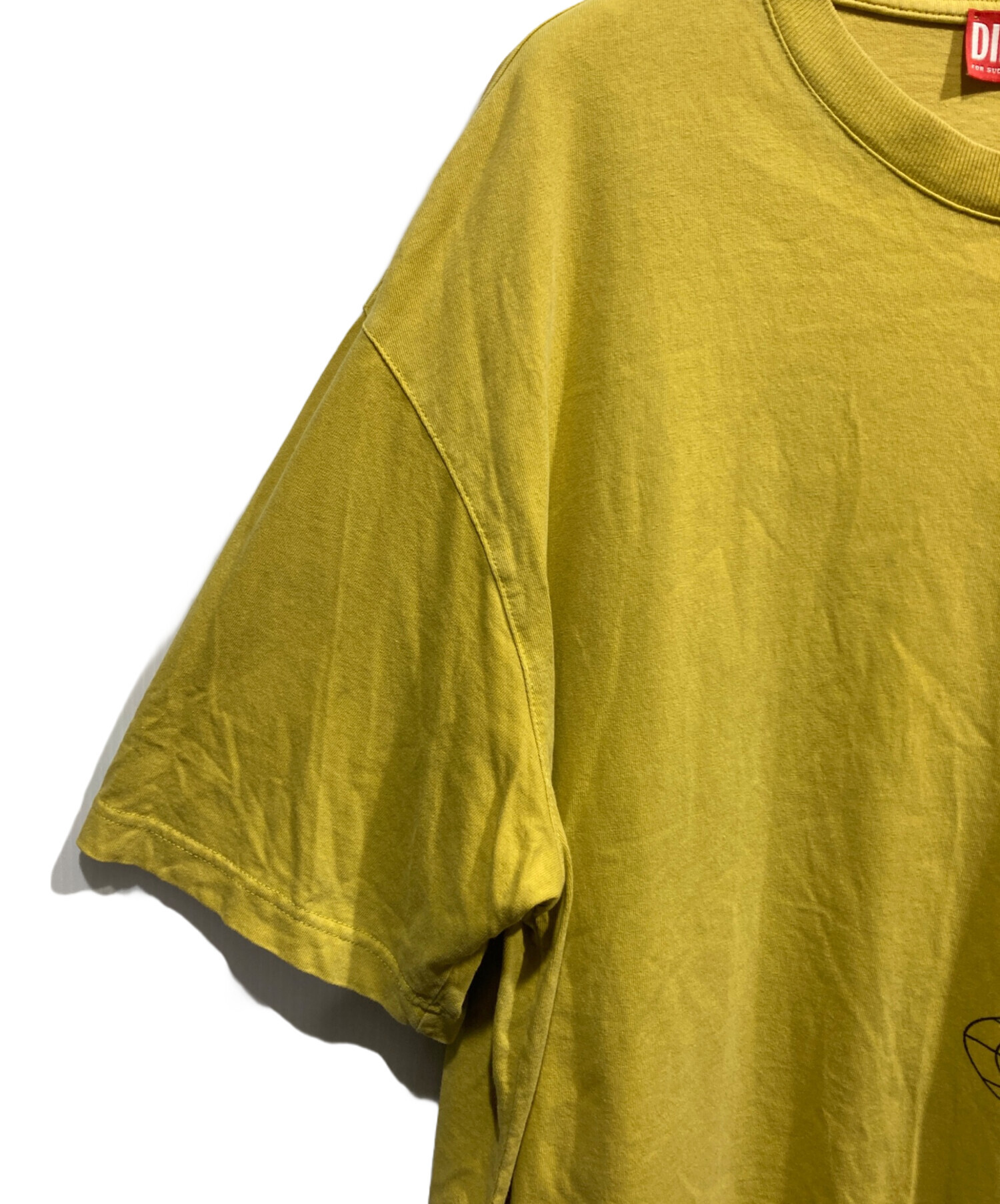 中古・古着通販】DIESEL (ディーゼル) T-Wash-L5 Tシャツ イエロー