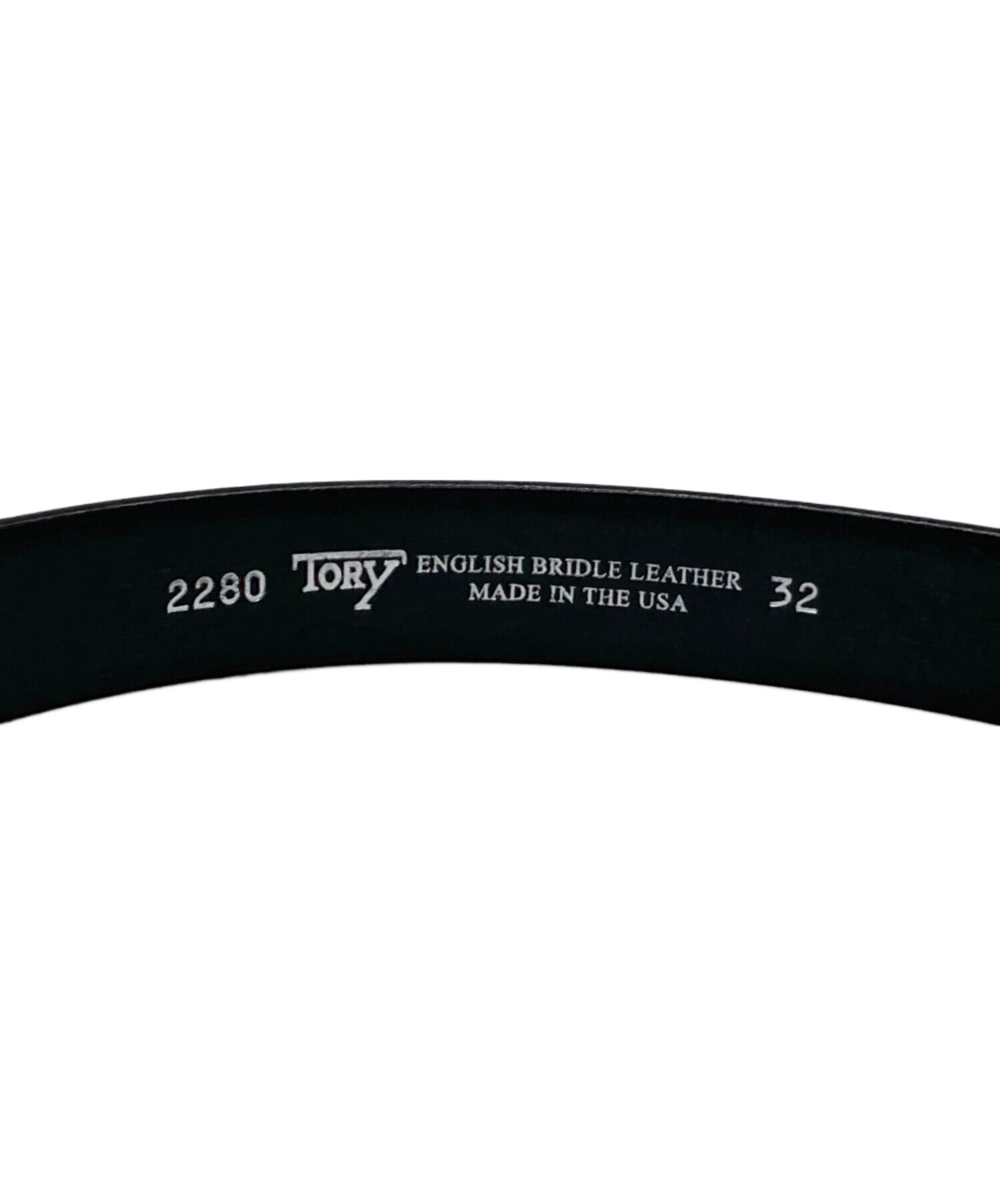 中古・古着通販】TORY LEATHER (トリーレザー) レザーベルト ブラック