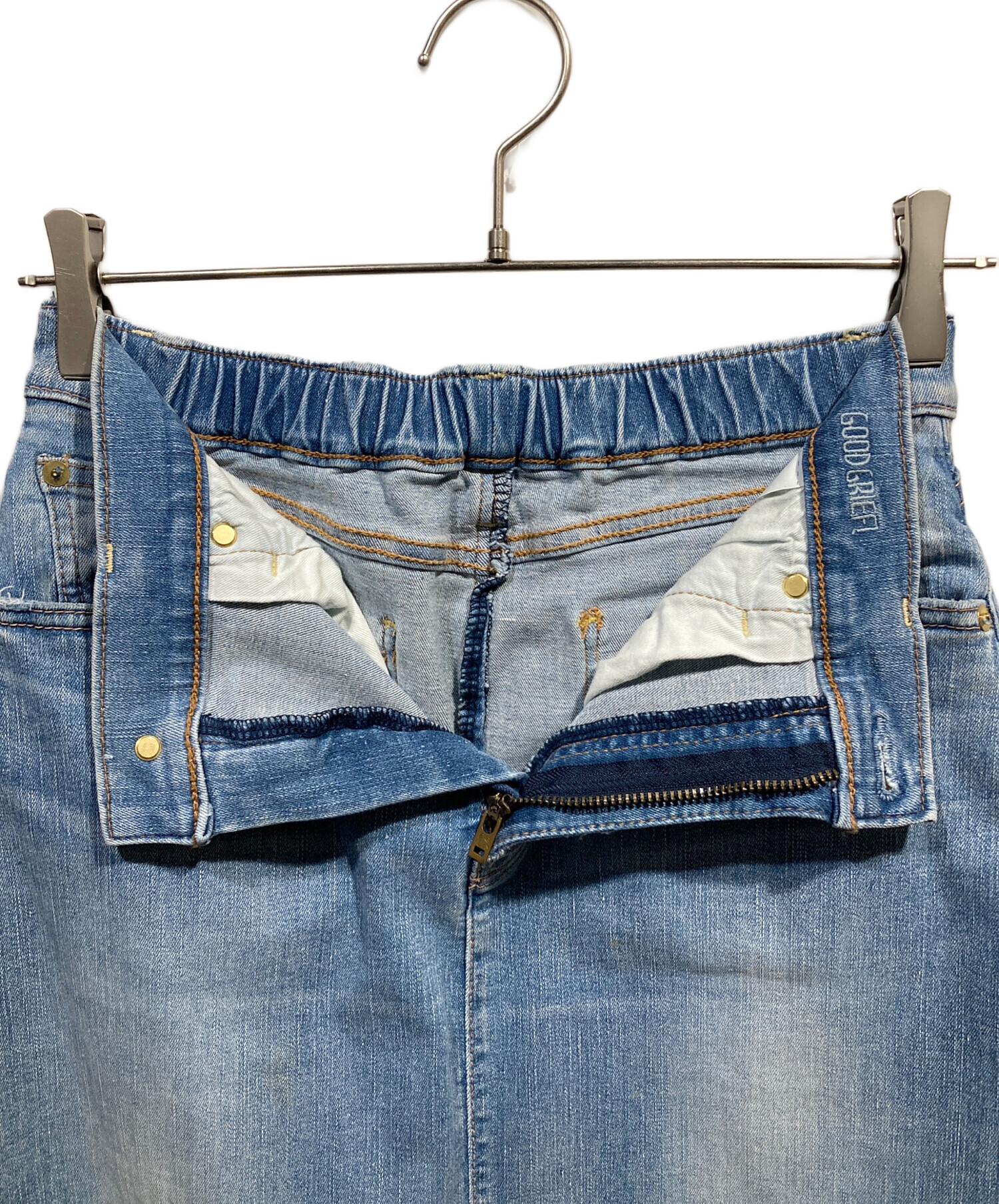 中古・古着通販】GOOD GRIEF! (グッドグリーフ) CUT OFF HEM DENIM