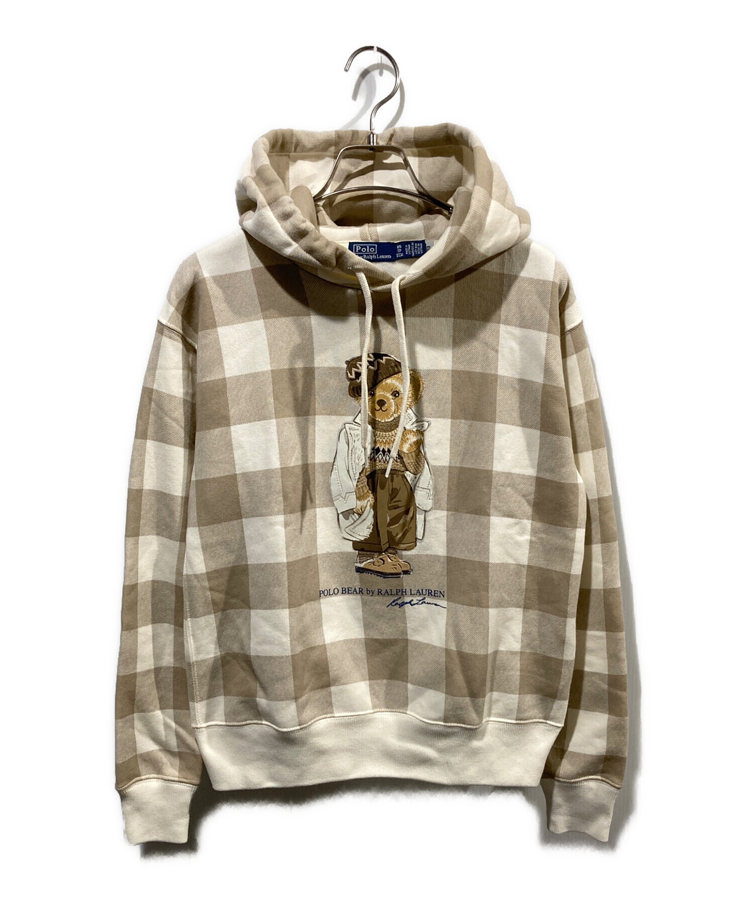 ◎Polo Ralph Lauren ポロベア ハスキー ベージュパーカー 中古・古着通販】POLO RALPH LAUREN (ポロ・ラルフローレン) ポロベア