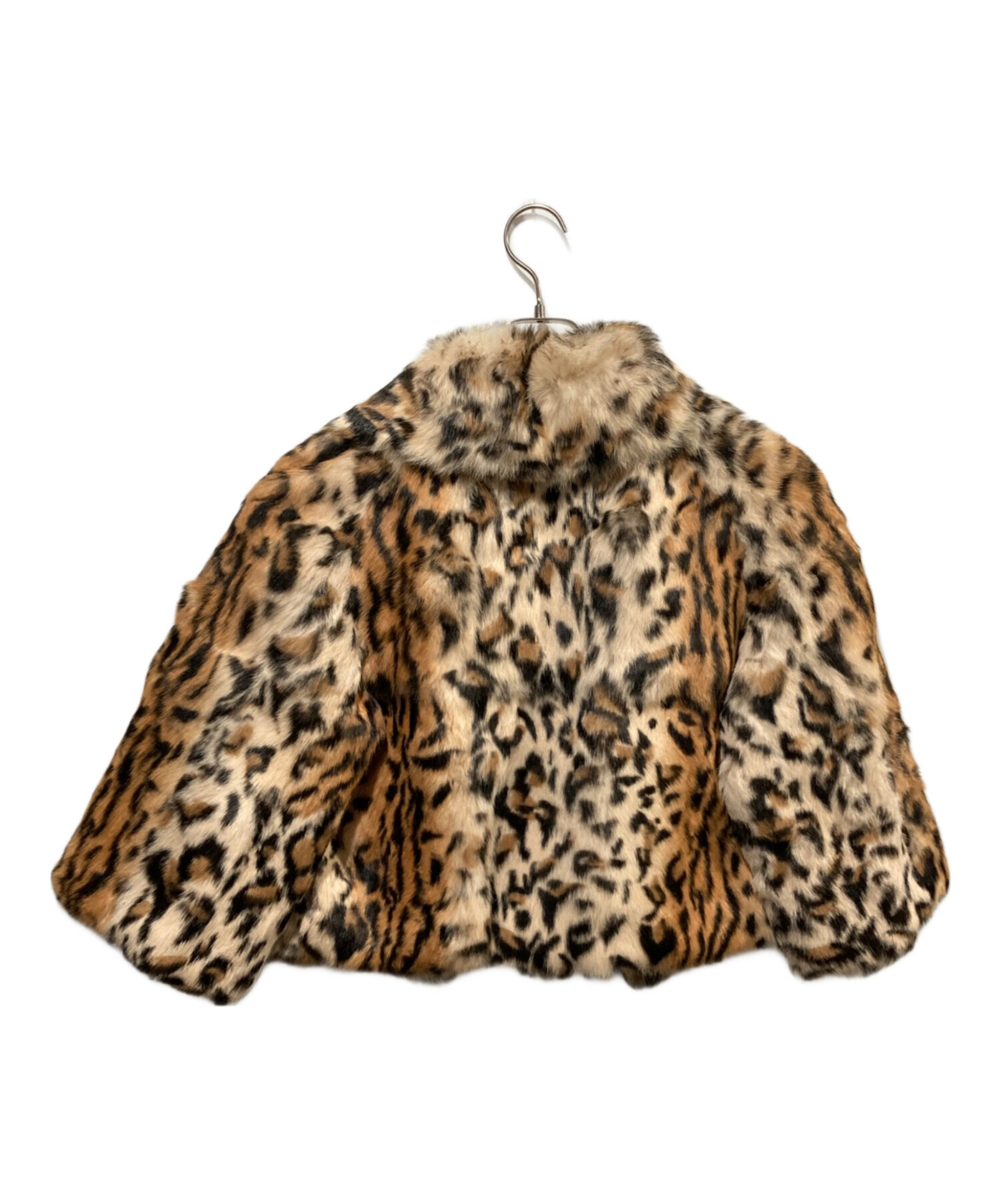 中古・古着通販】yves salomon (イヴサロモン) レオパード柄ラビット