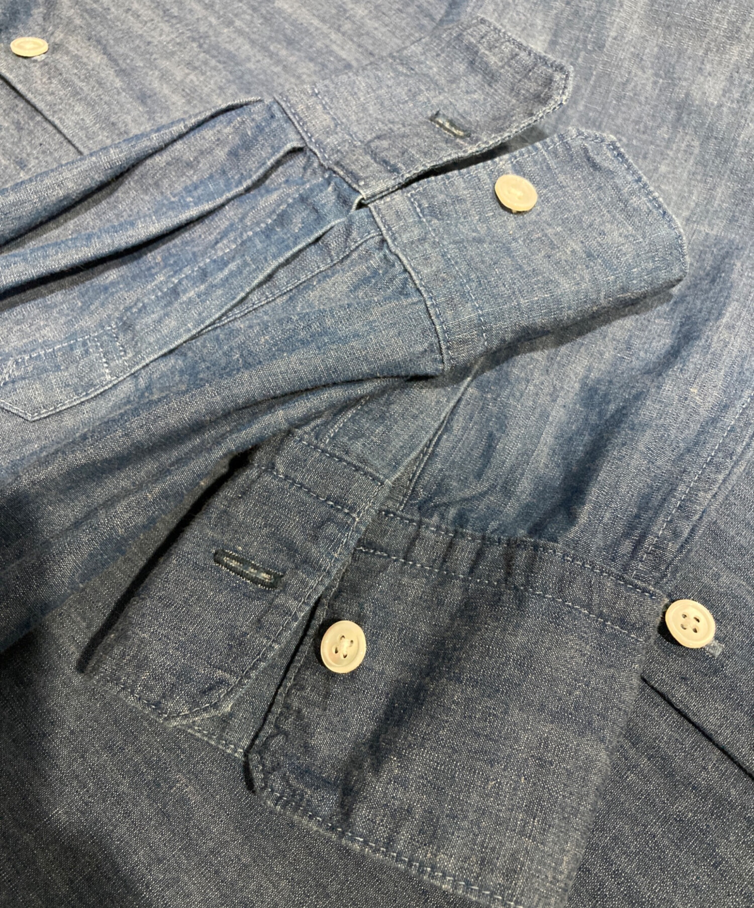 中古・古着通販】MACPHEE (マカフィー) デニムシャンブレー レギュラー 