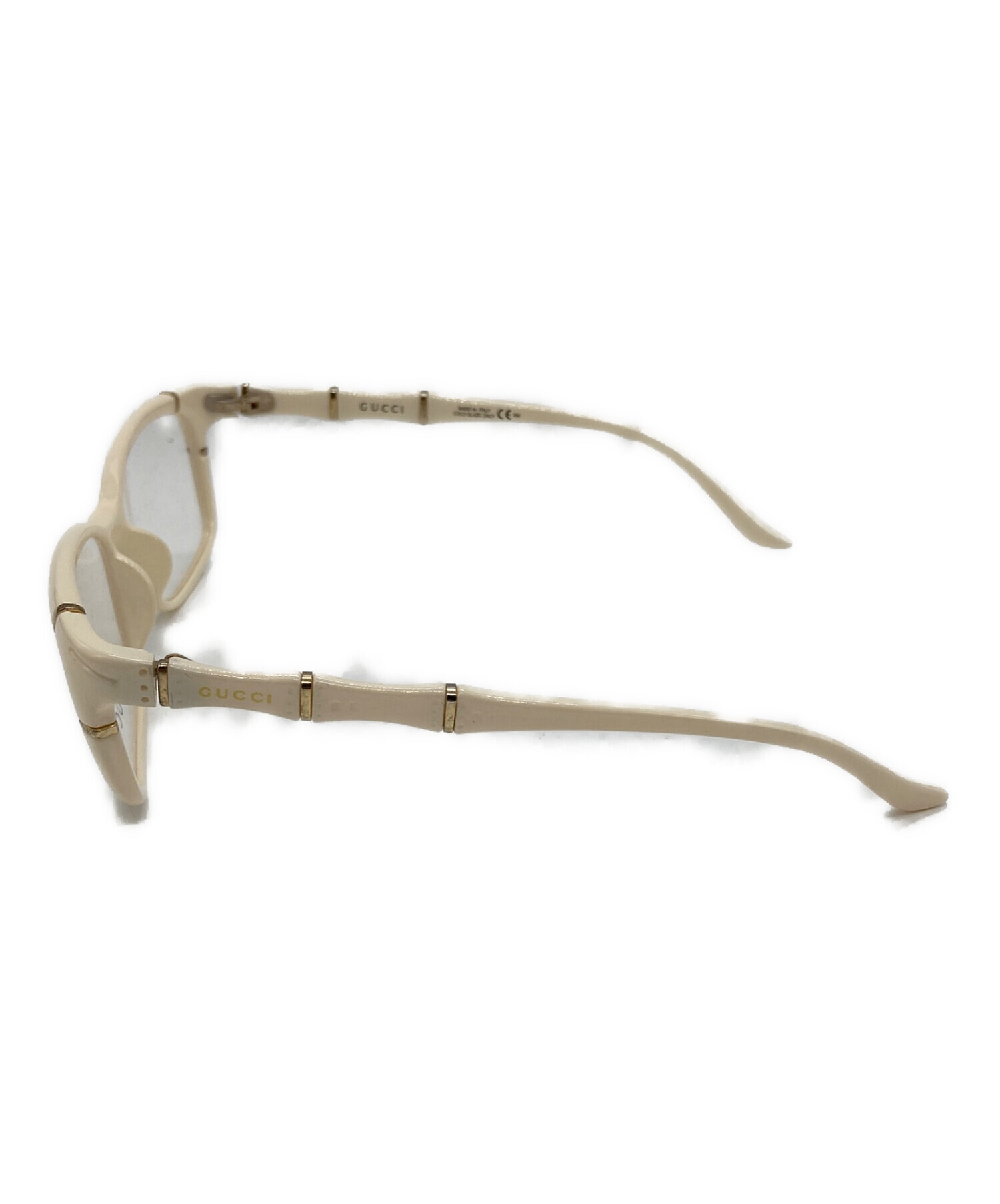 中古・古着通販】GUCCI (グッチ) サングラス ホワイト｜ブランド・古着