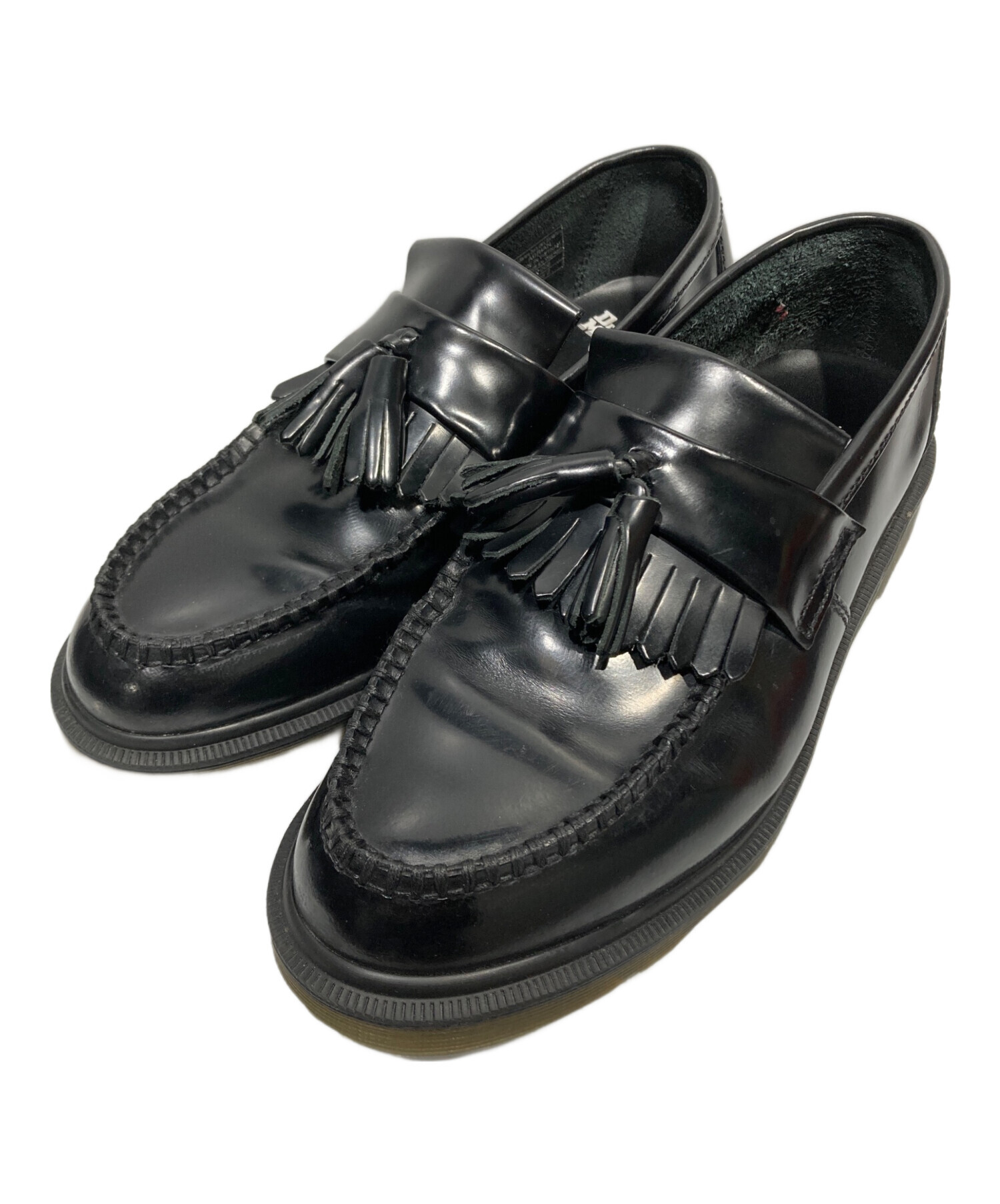 Dr. Martens タッセルローファー ブラック 27 中古・古着通販】Dr.Martens (ドクターマーチン) ADRIAN タッセル