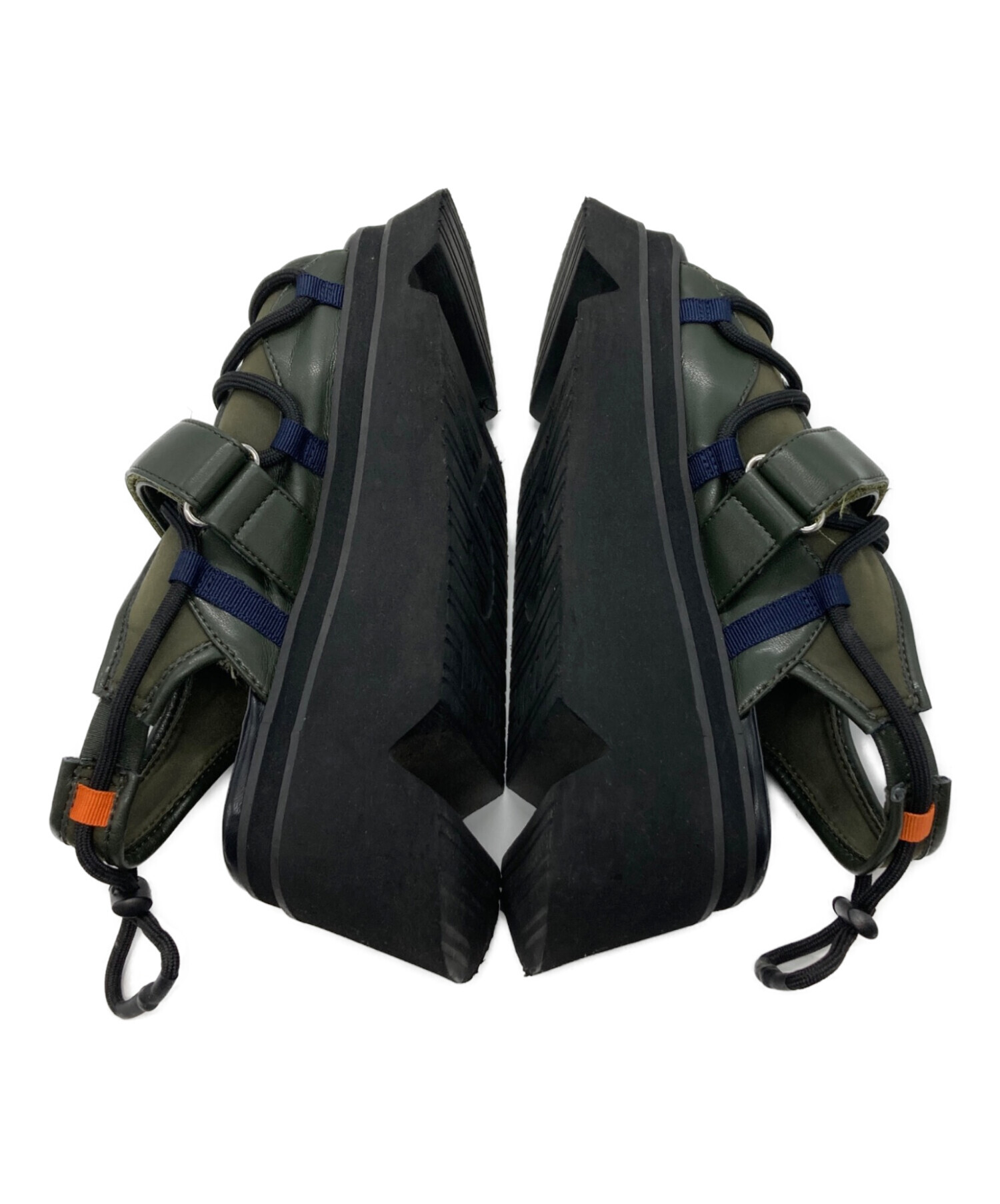 中古・古着通販】UN3D. (アンスリード) WAVE CODE VOLUME SOLE SANDALS