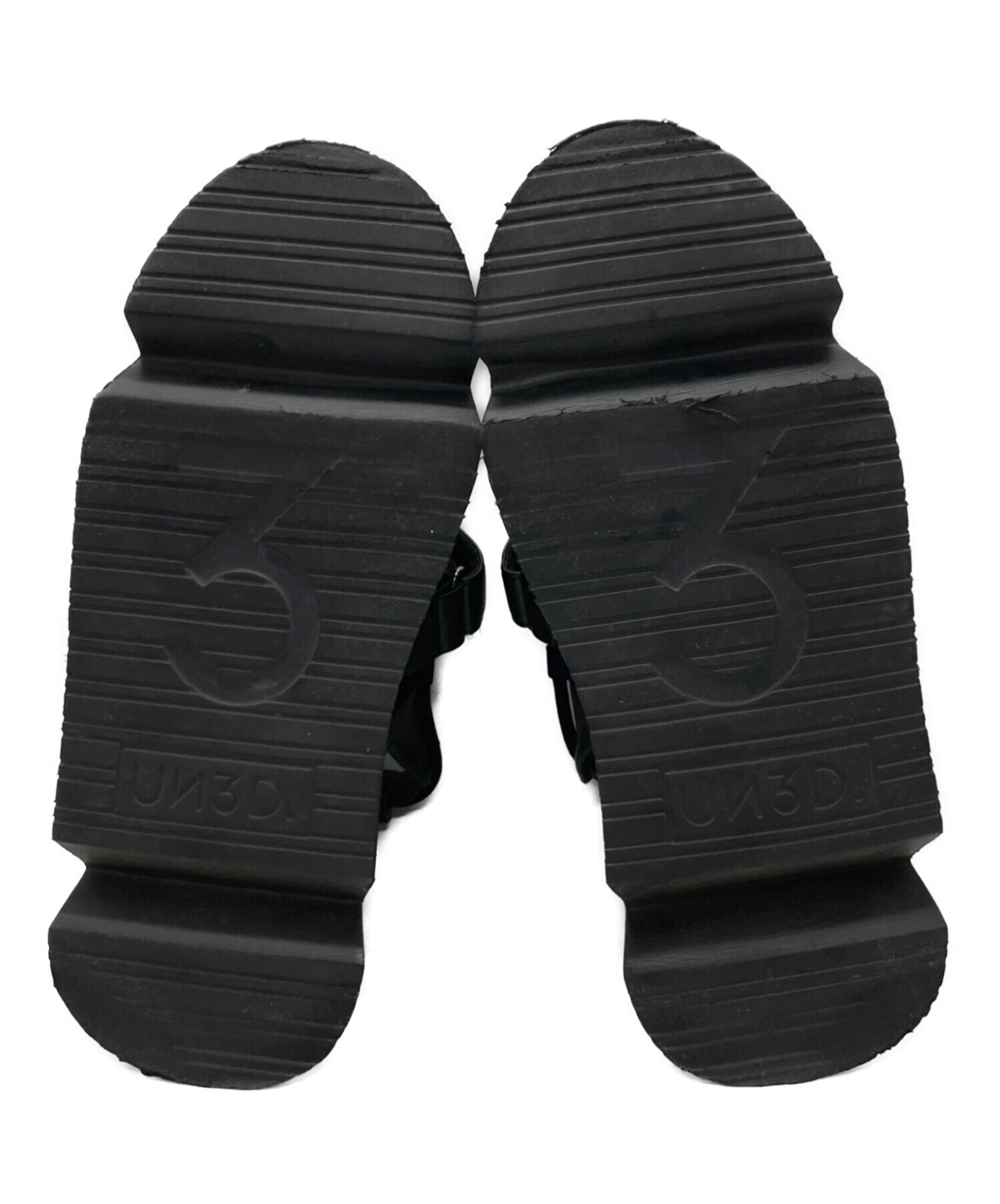 中古・古着通販】UN3D. (アンスリード) WAVE CODE VOLUME SOLE SANDALS
