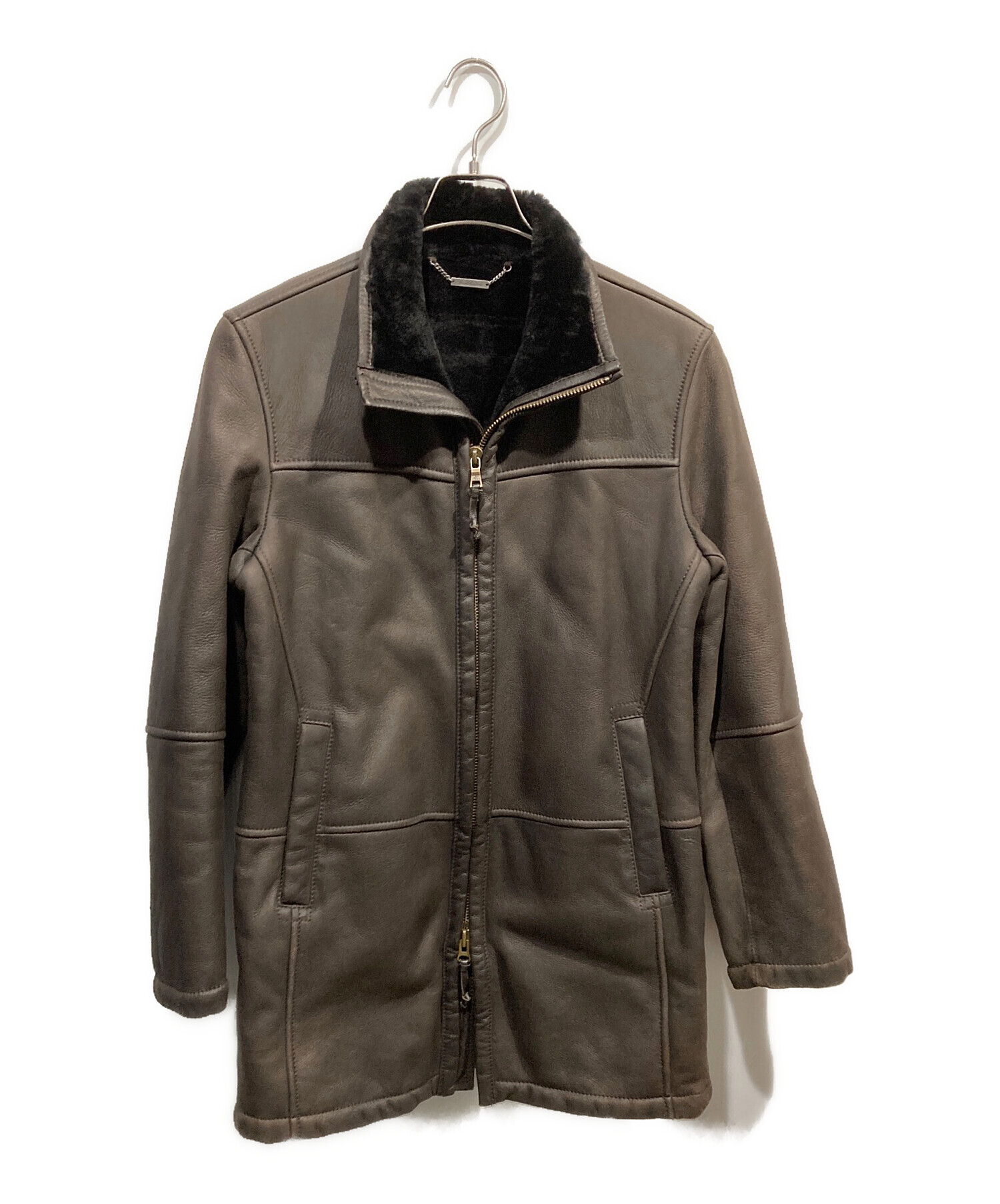 ❤️Brooks Brothers　ラムレザージャケット羊革Mブラウン 中古・古着通販】BROOKS BROTHERS (ブルックスブラザーズ) ダブル