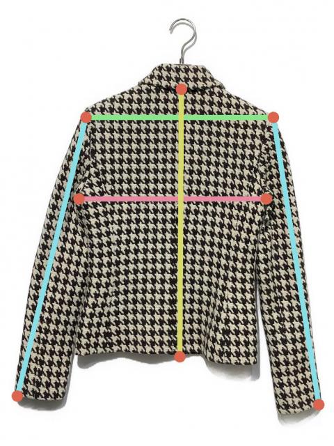 中古・古着通販】CELINE (セリーヌ) 千鳥格子柄ウールジャケット