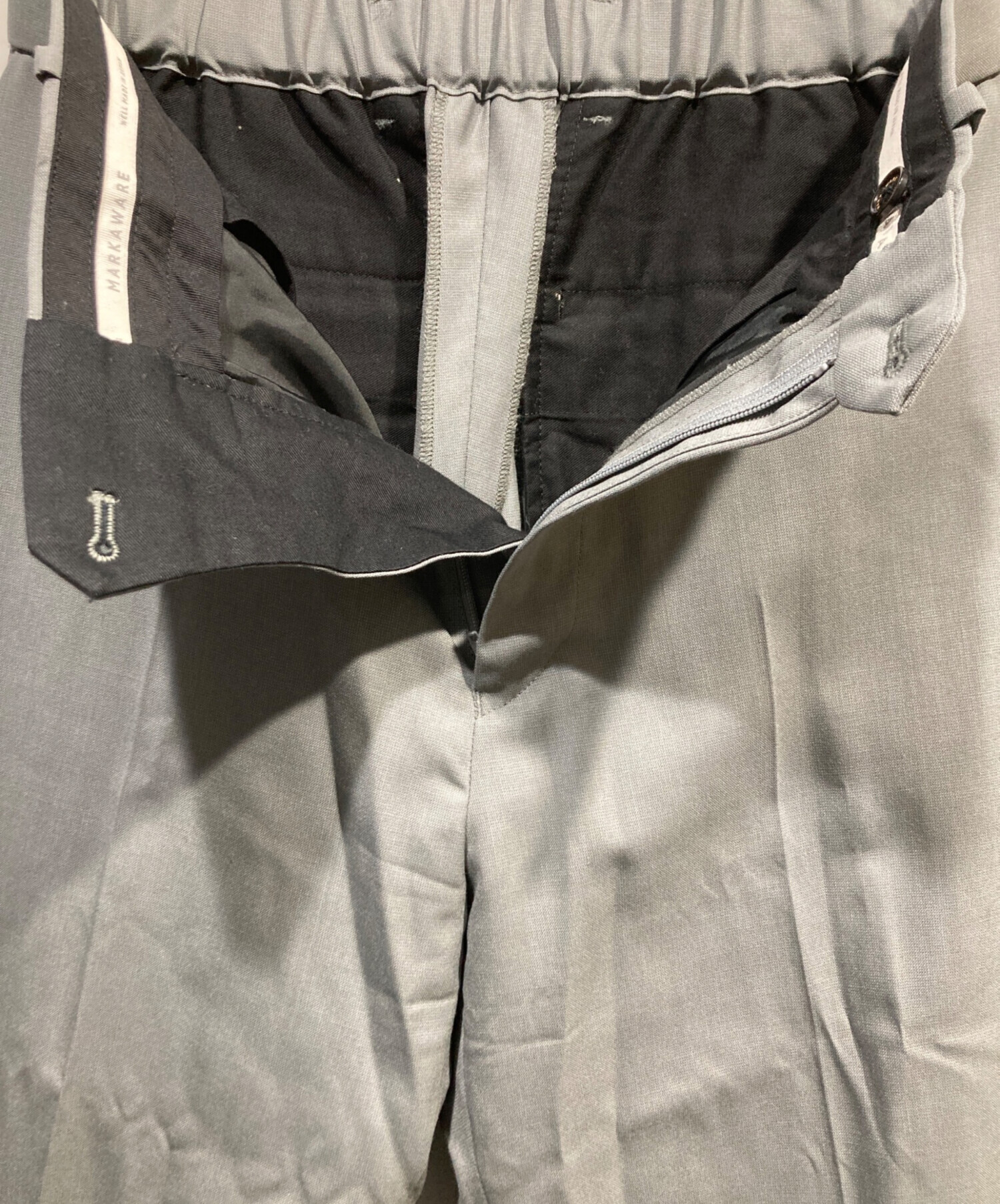 中古・古着通販】MARKAWARE (マーカウェア) FLAT FRONT TROUSERS
