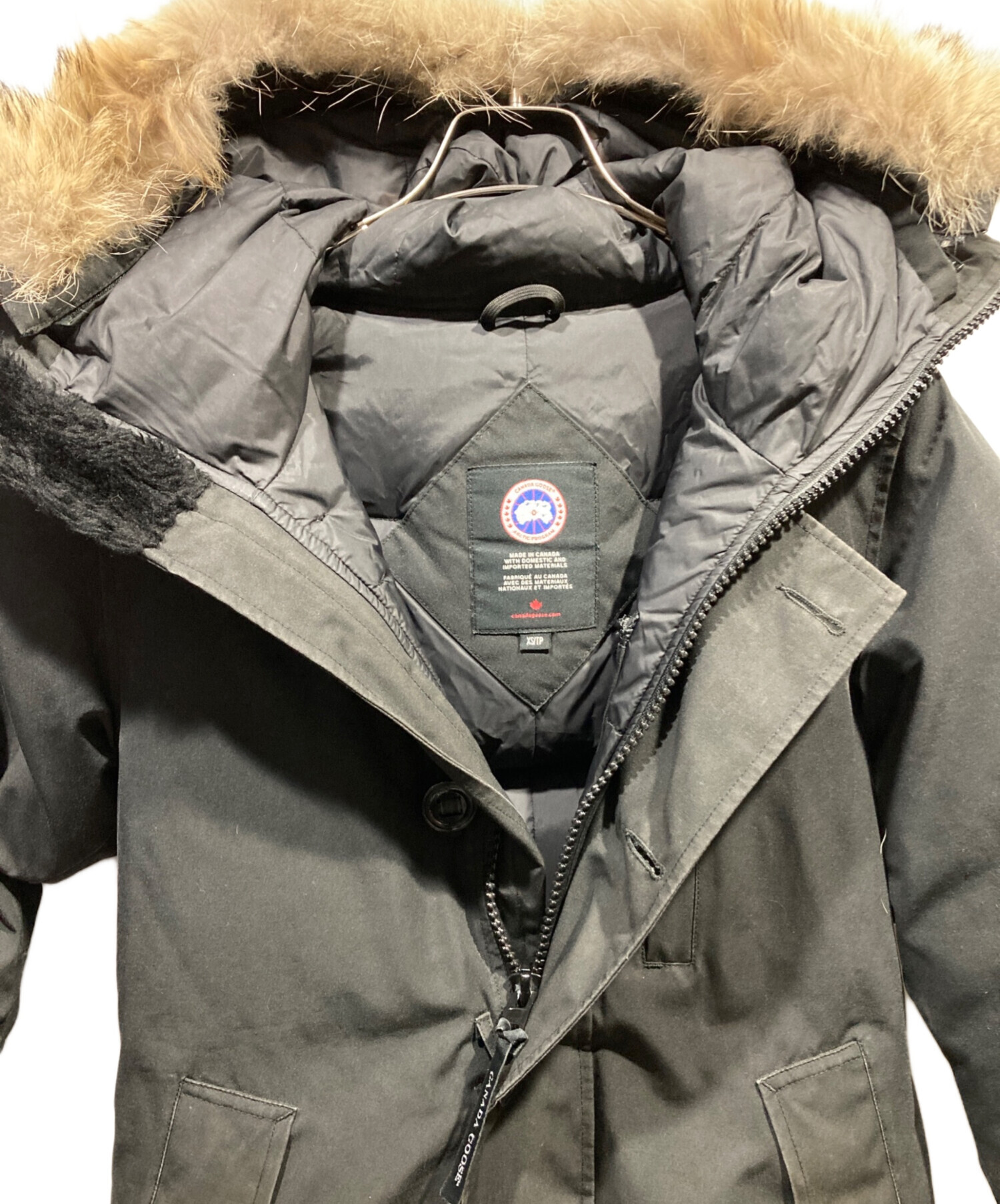 中古・古着通販】CANADA GOOSE (カナダグース) JASPER PARKA ブラック