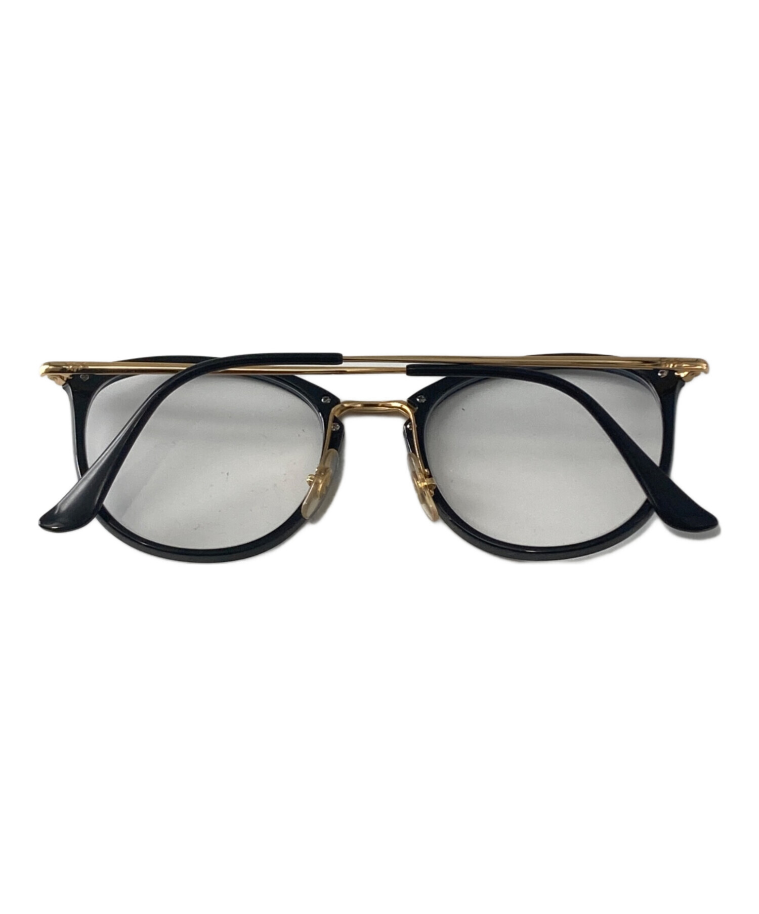中古・古着通販】RAY-BAN (レイバン) 眼鏡 ブラック サイズ:50口20