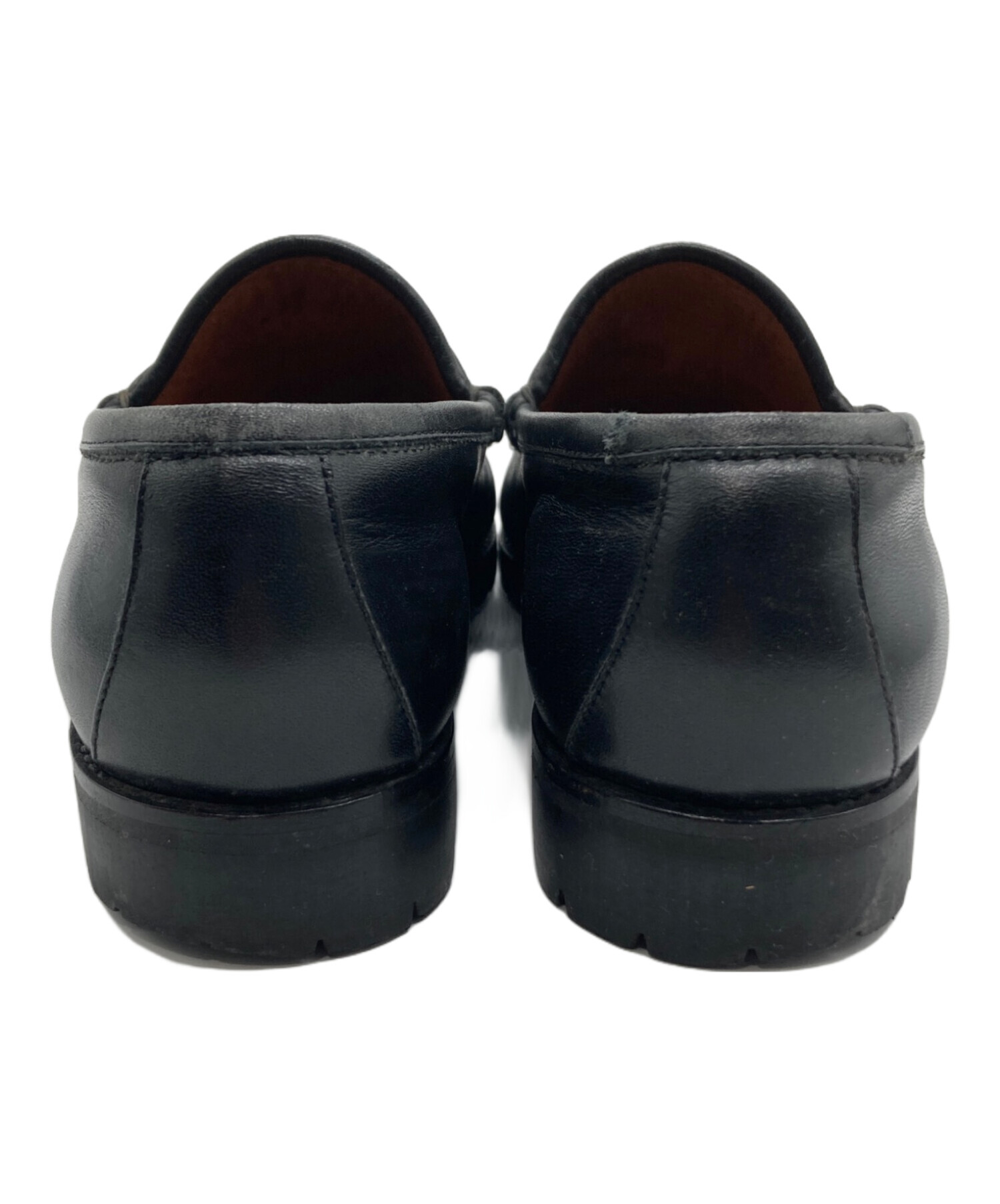 中古・古着通販】GUCCI (グッチ) ホースビットローファー ブラック