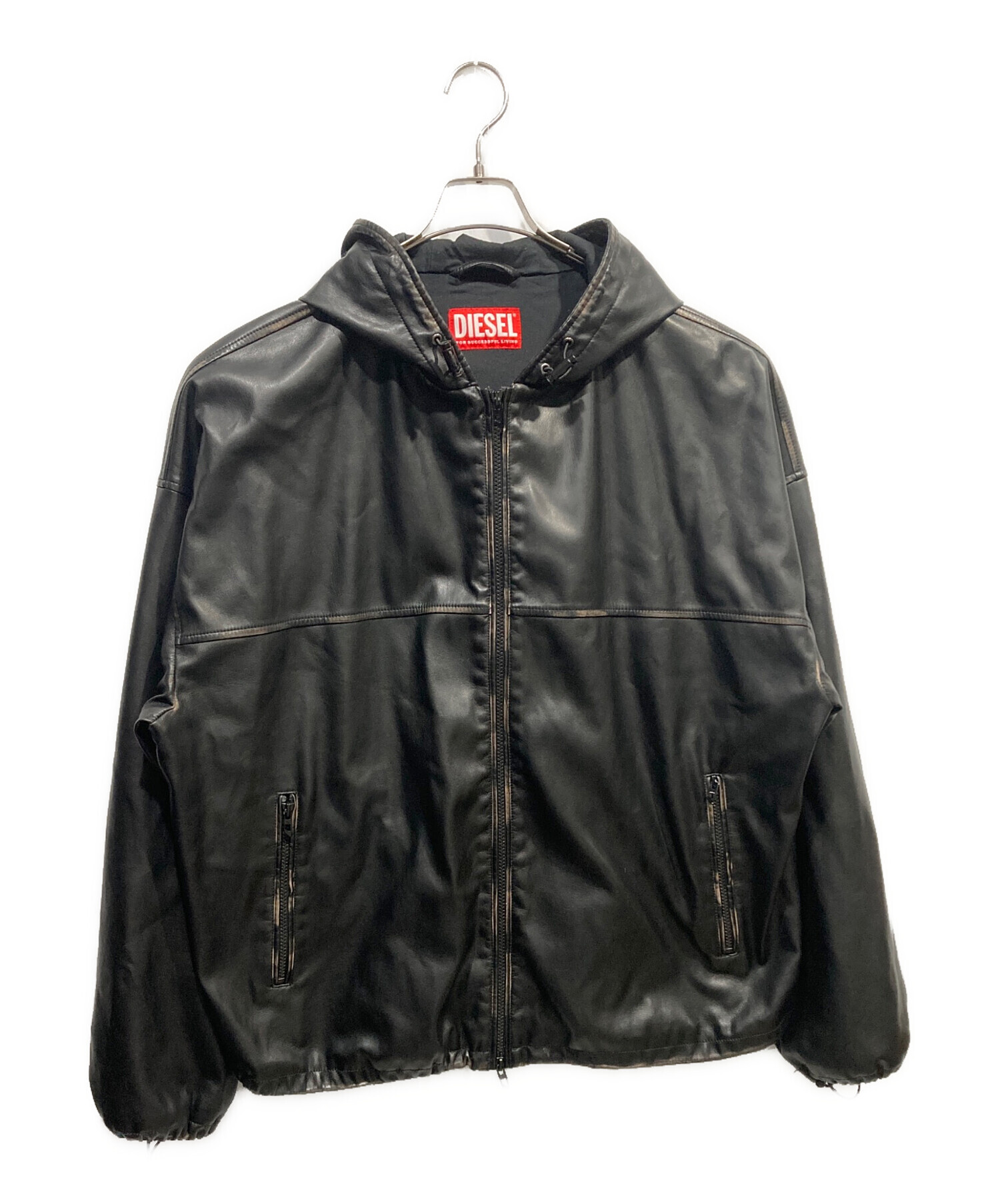 中古・古着通販】DIESEL (ディーゼル) J-ANTIL エコレザージャケット