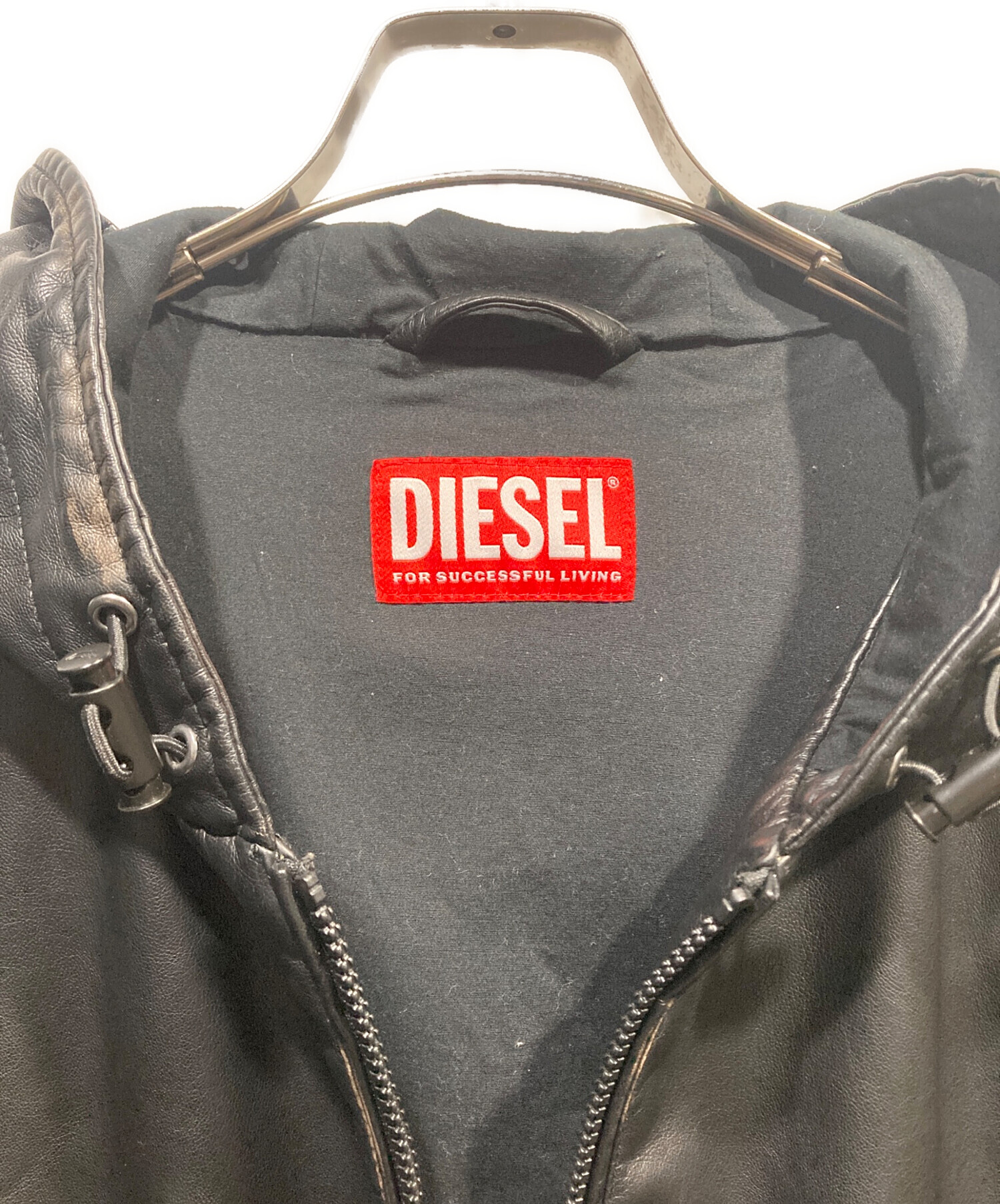 中古・古着通販】DIESEL (ディーゼル) J-ANTIL エコレザージャケット