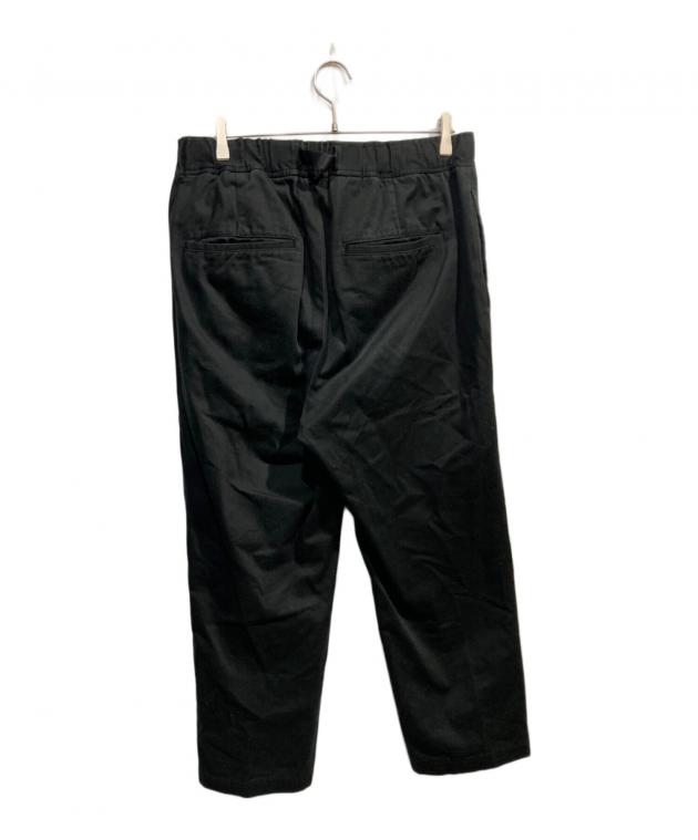 中古・古着通販】everyone (エブリワン) BELTED EASY PANTS ブラック